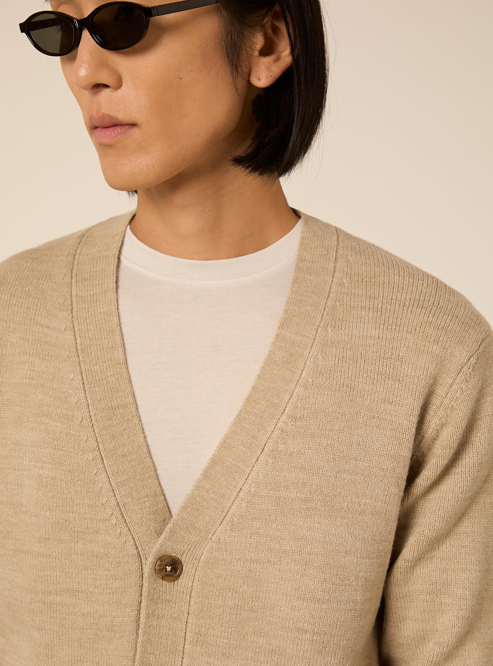 Cardigan  regular fit, BG2 BEIGE MEDIUM