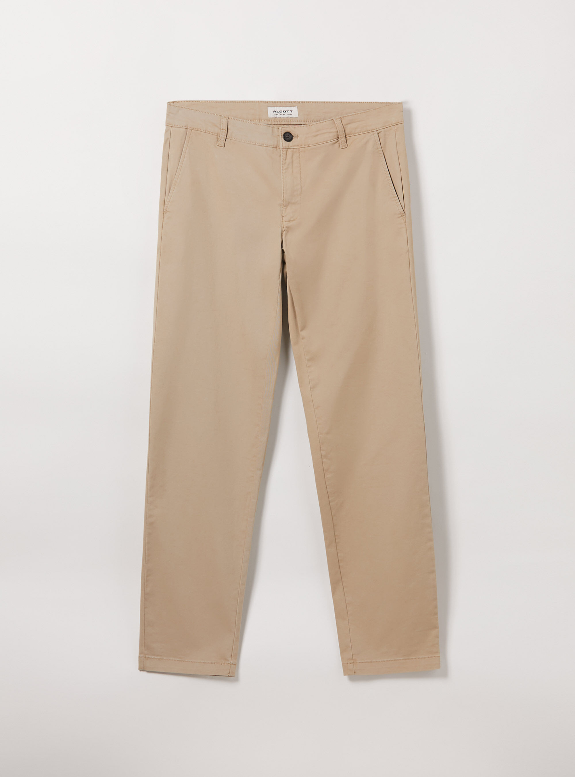 Skinny fit stretch twill chinos, TB2 TOBACCO MEDIUM