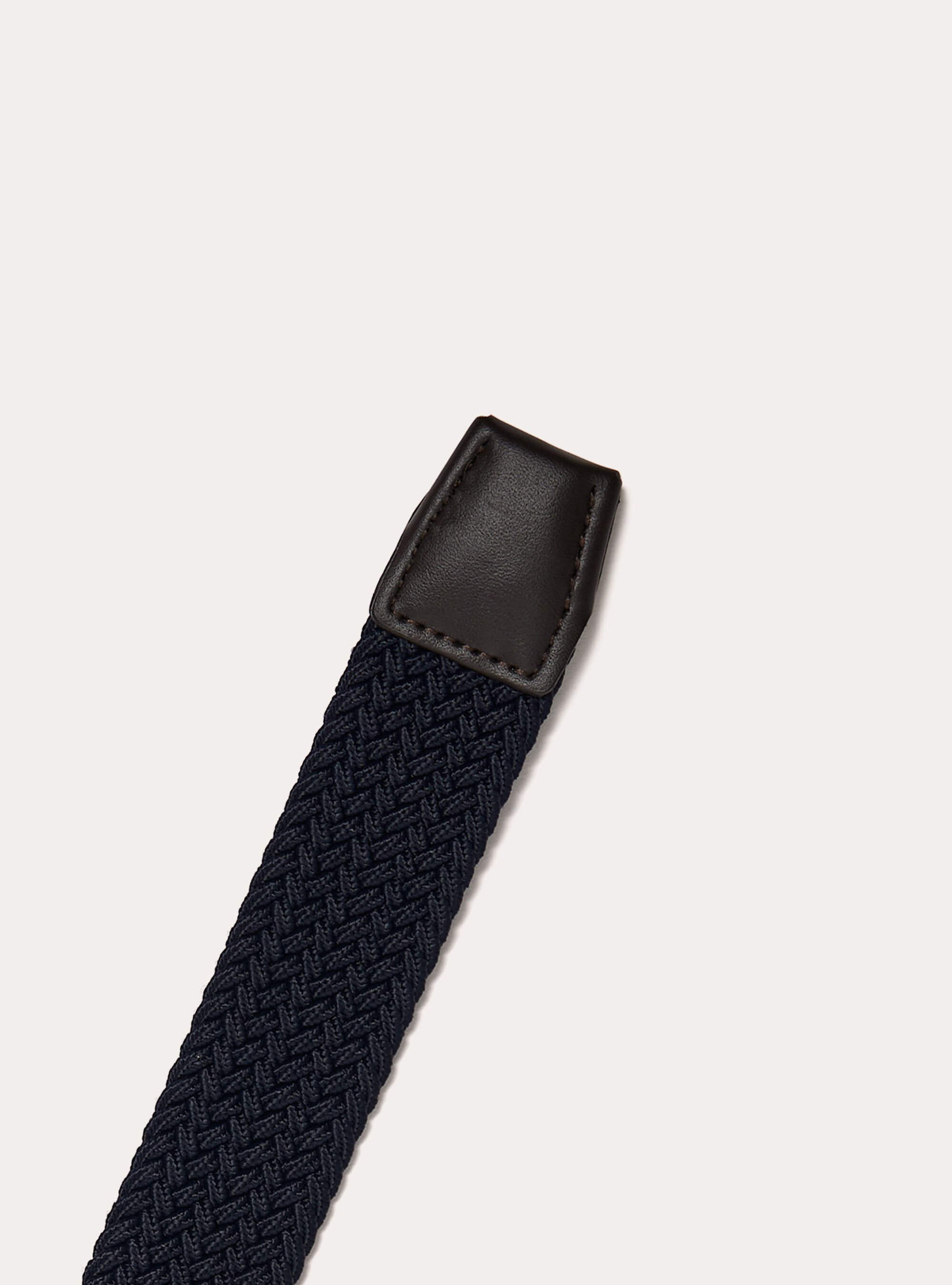 Cintura intrecciata elastica, NA1 NAVY DARK