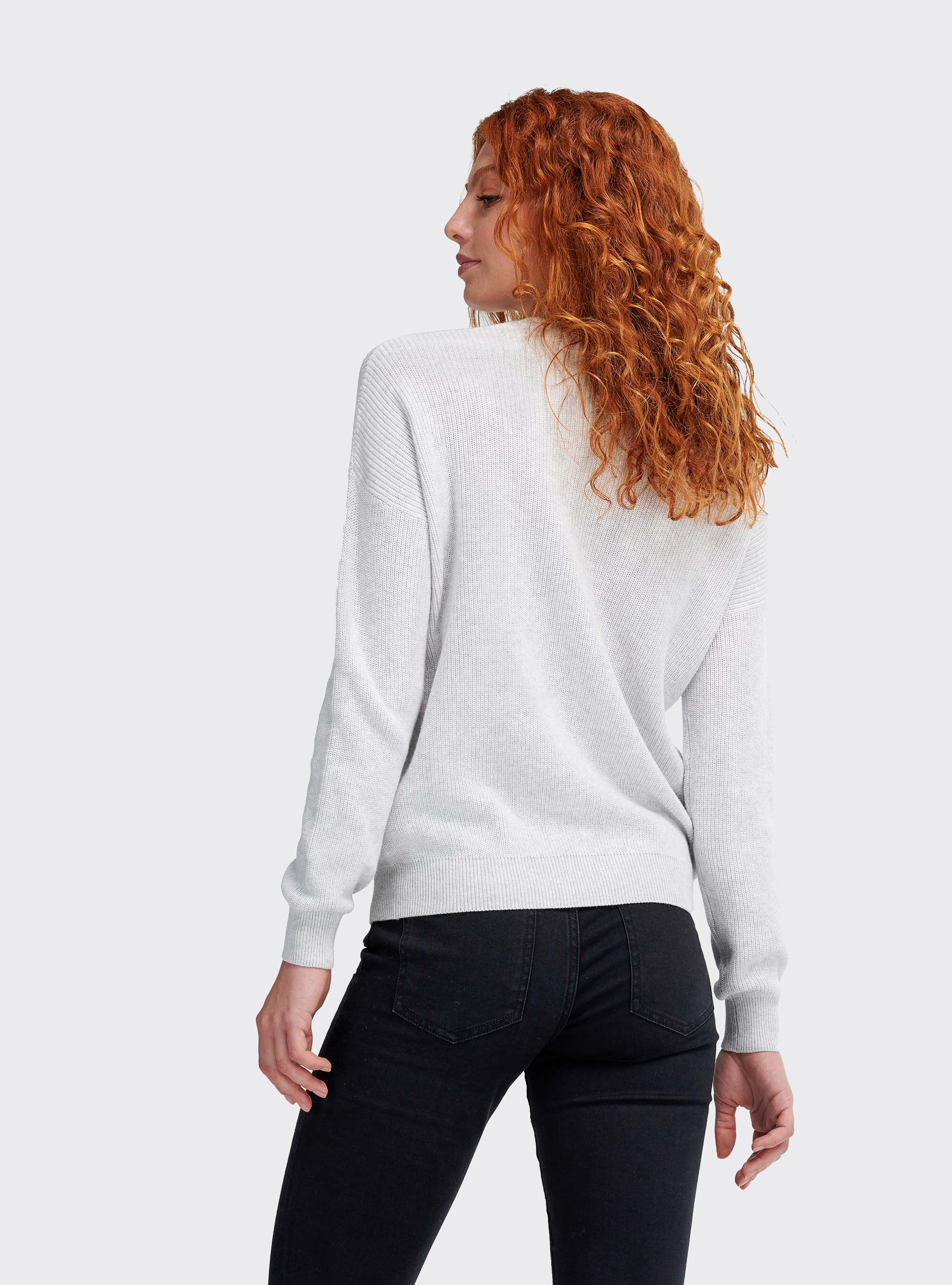 Pullover comfort fit, C148 ICE MELANGE