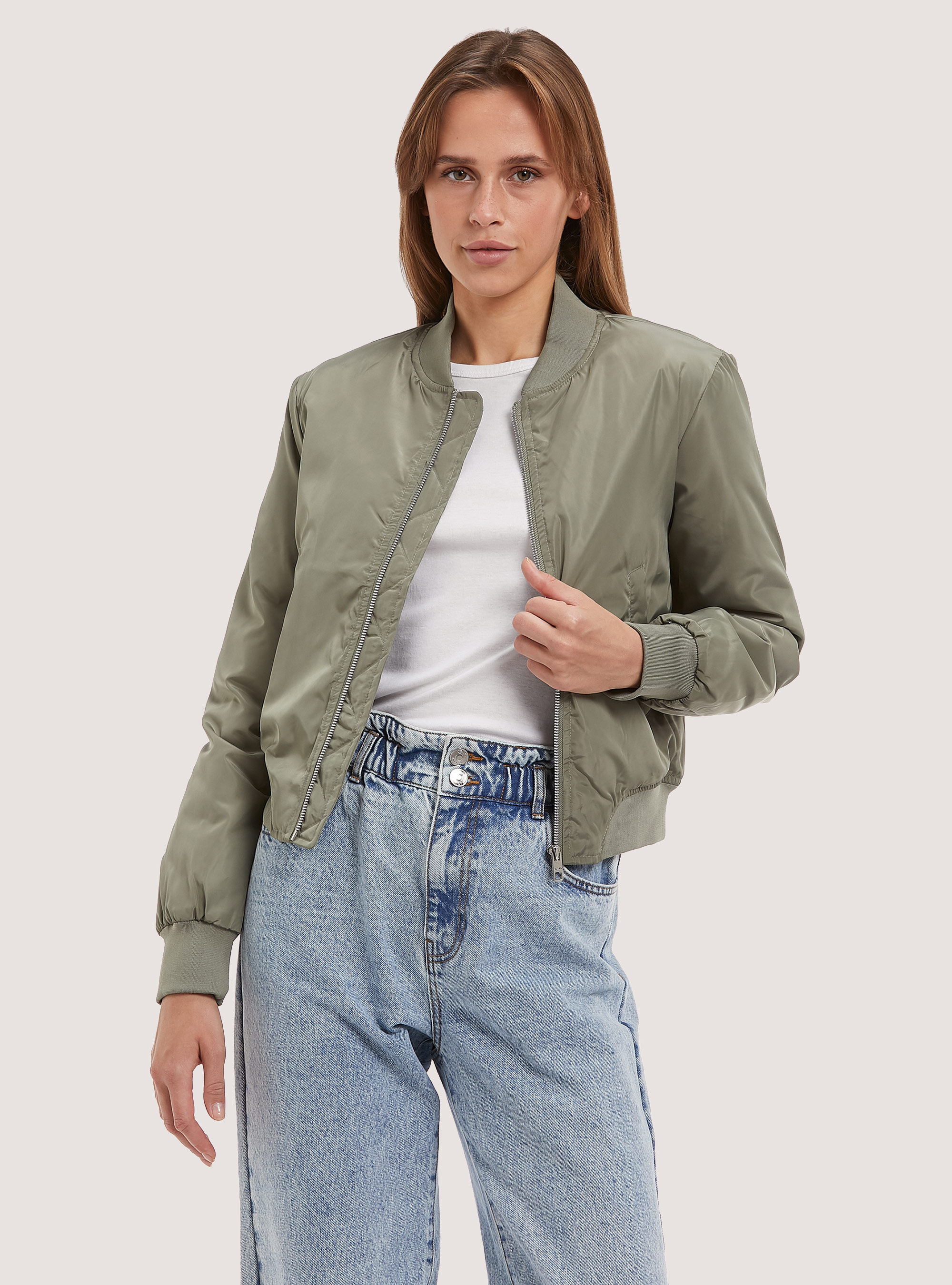 Cropped khaki outlet jacket womens