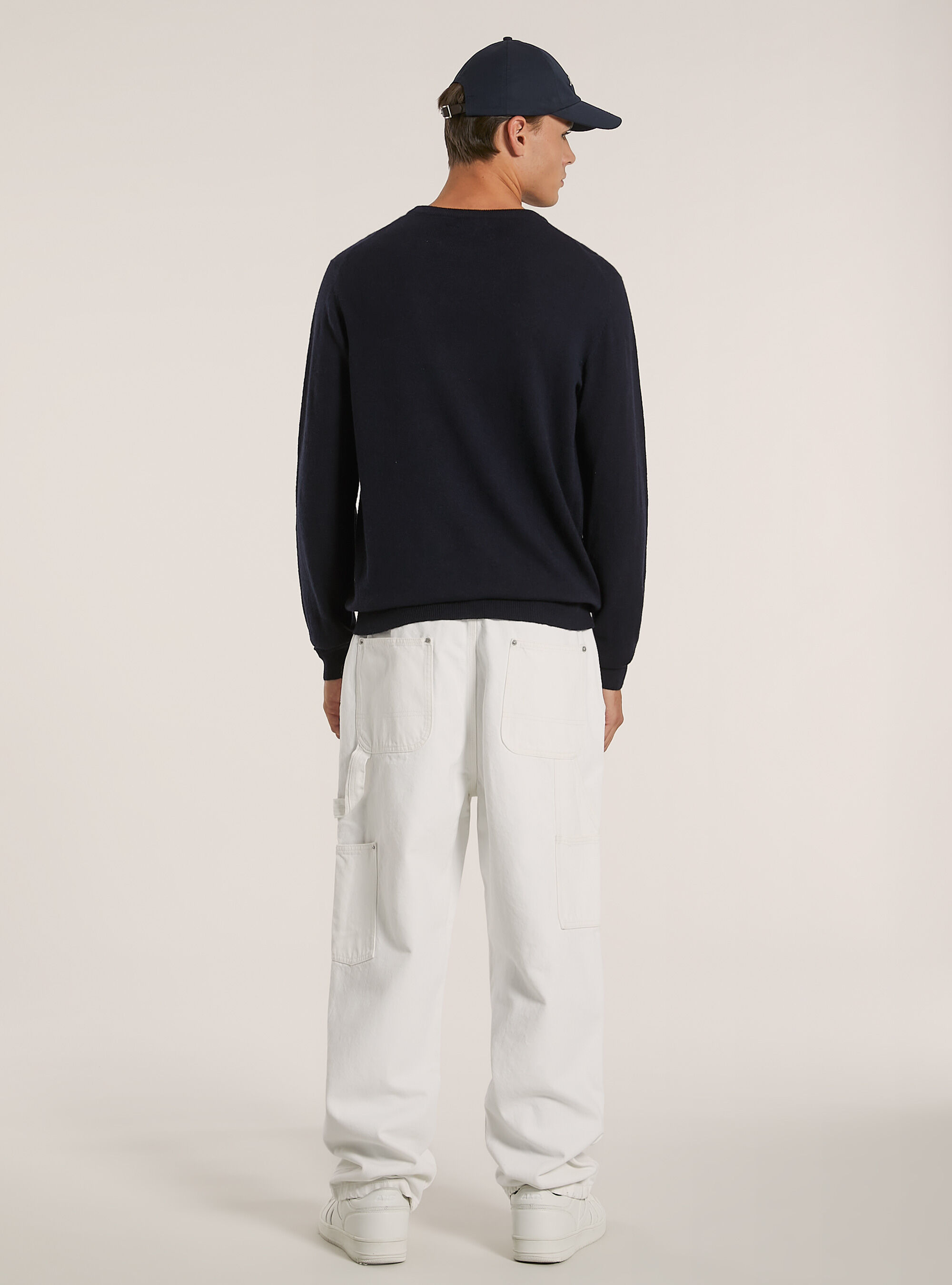 Cashmere-blend pullover, NA1 NAVY DARK