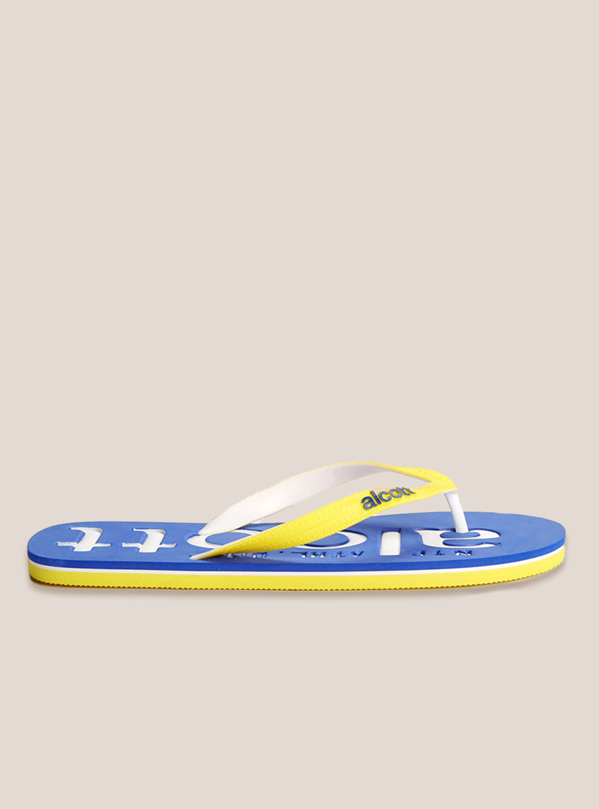 Flip flops with logo