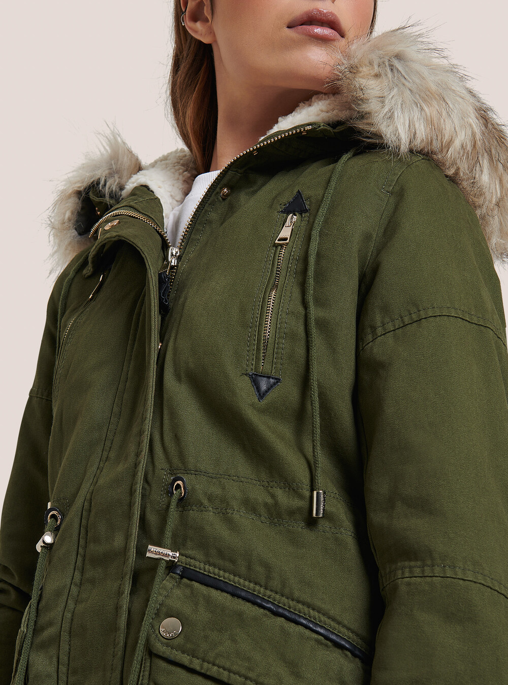 Giacca Parka Donna Parka Invernale Con Pelliccia Parka Donna