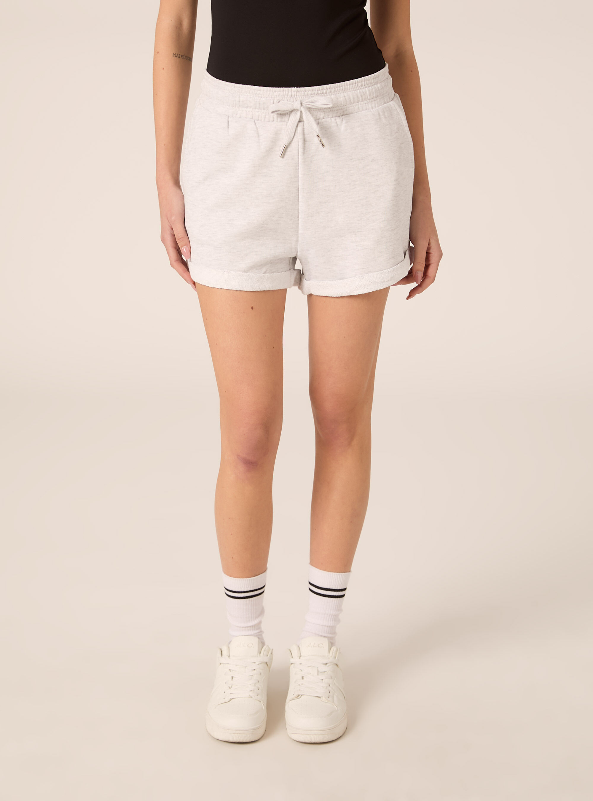 Shorts basic in felpa
