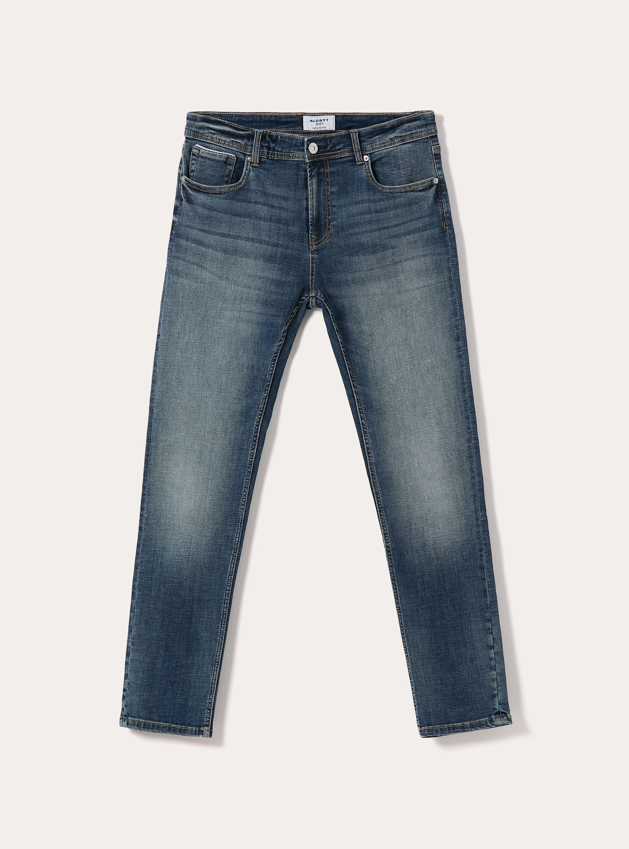 Jeans skinny fit, D002 MEDIUM DARK BLUE