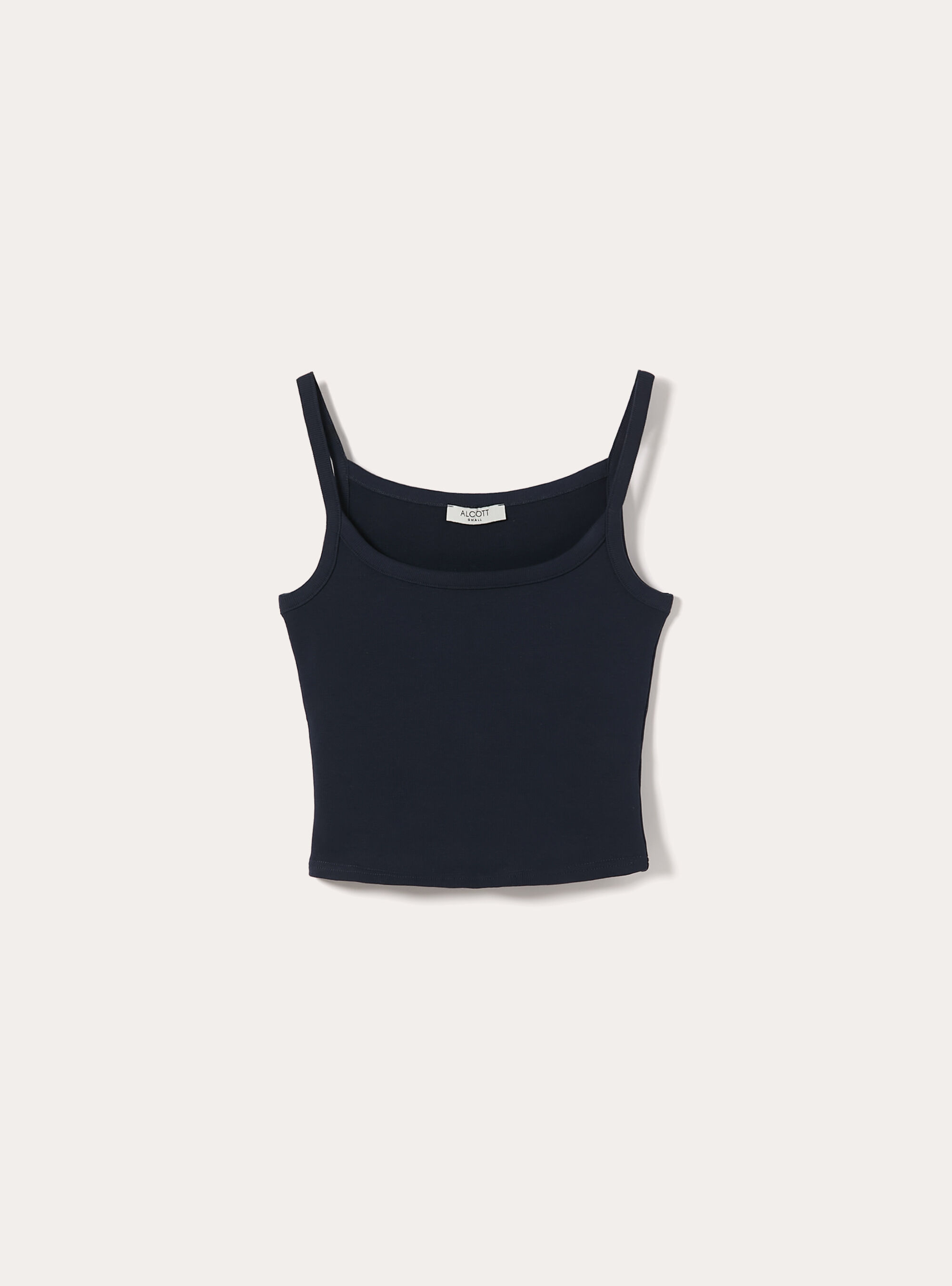 Canotta crop a coste basic, NA3 NAVY LIGHT