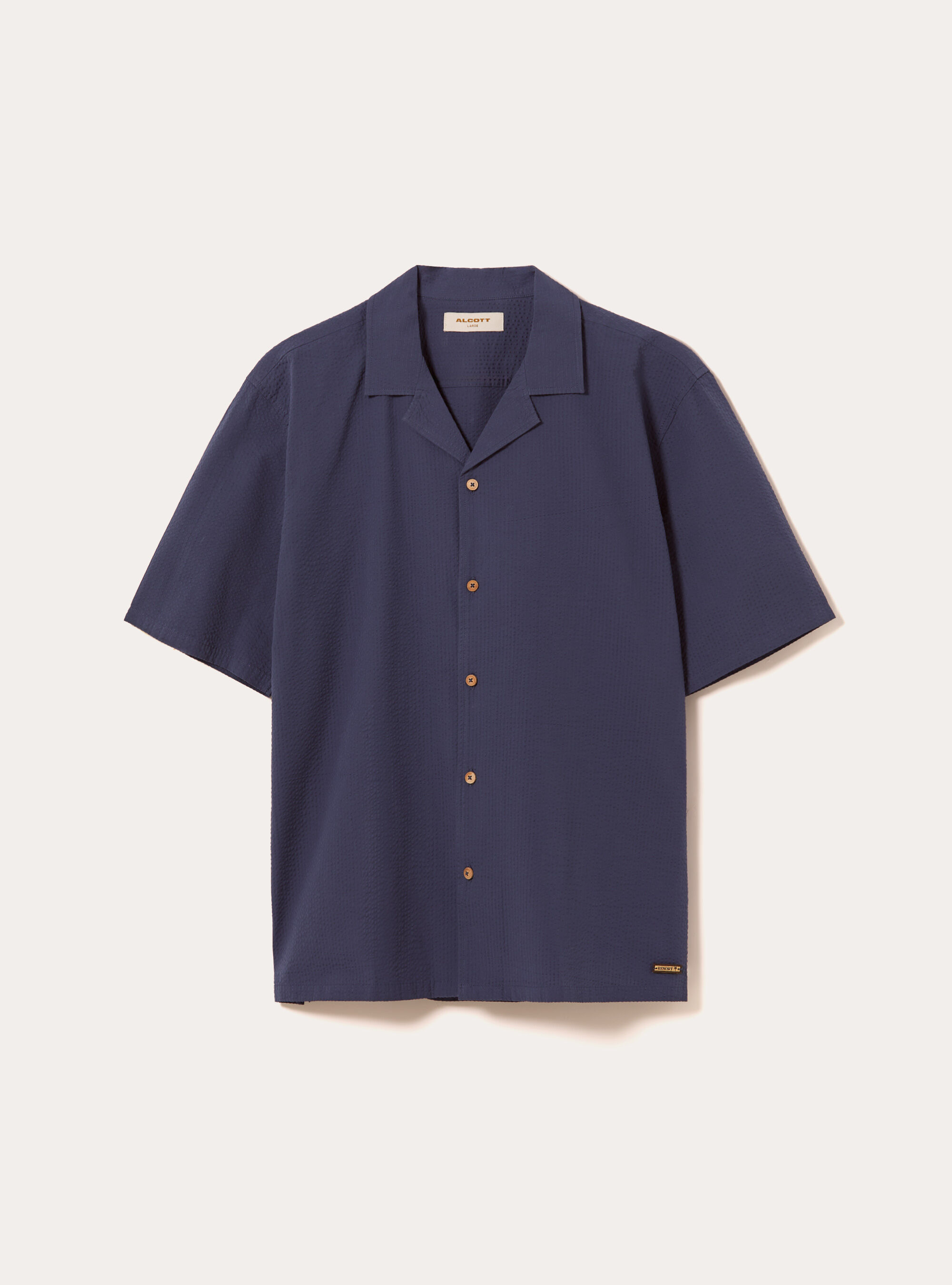 Seersucker shirt, BL3 BLUE LIGHT