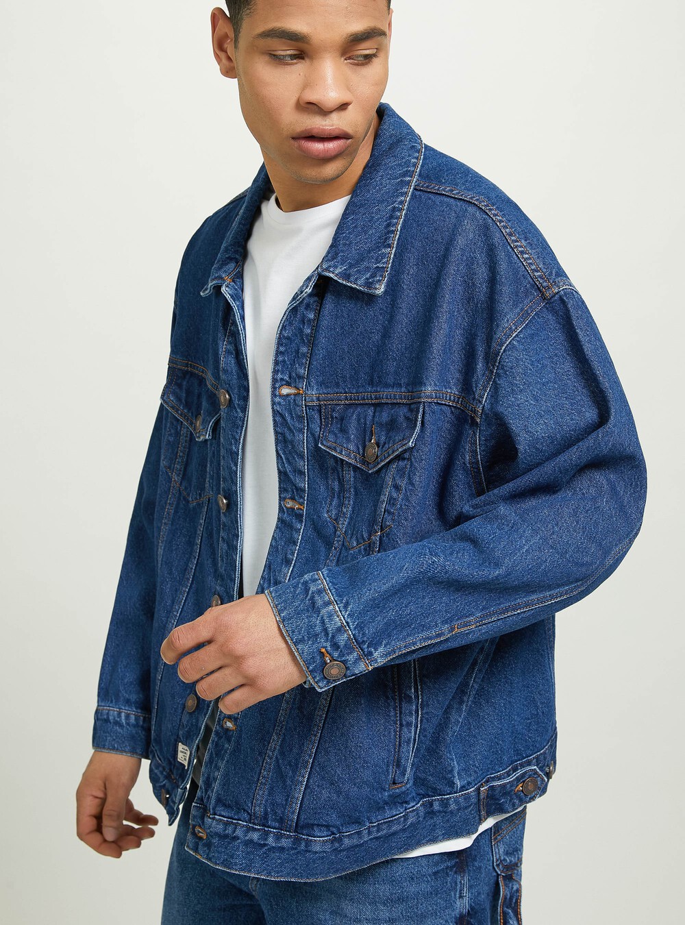 Giubbotto in denim oversize