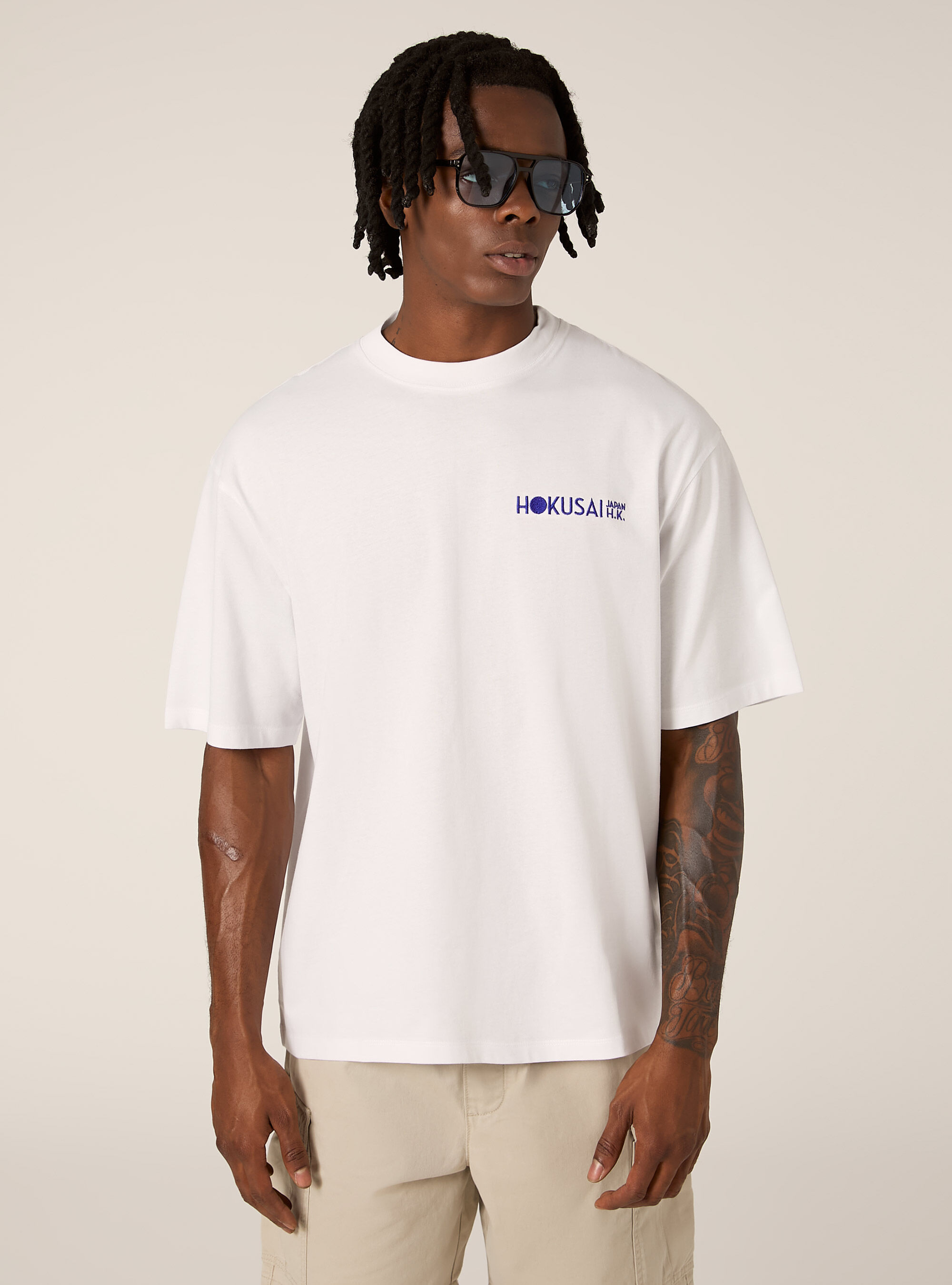 Boxy fit T-shirt Art Collection / Alcott, WH3 WHITE