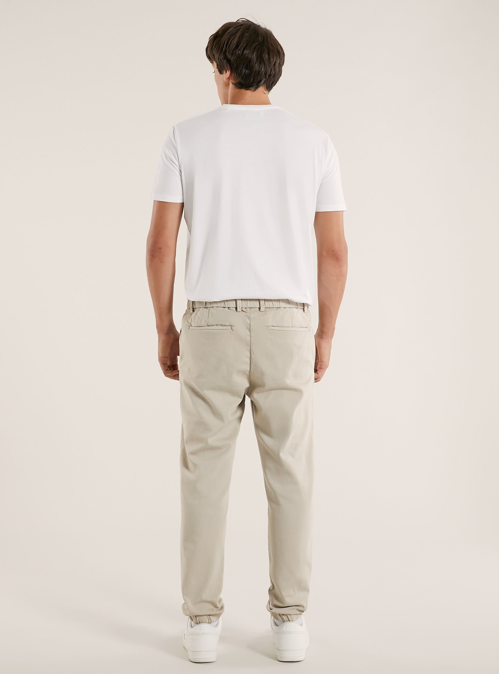 Pantalon de jogging avec cordon de serrage, BG3 BEIGE LIGHT