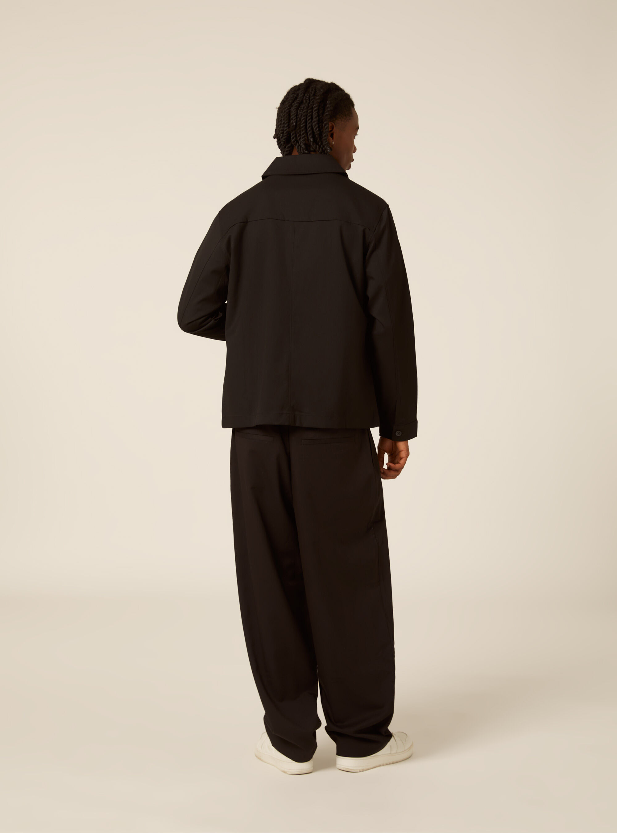 Hemdjacke mit pattentaschen, BK1 BLACK