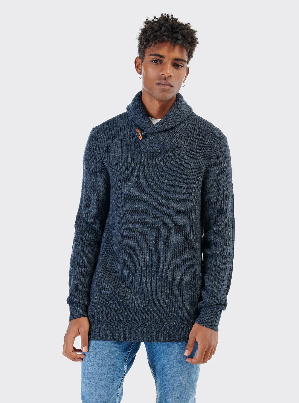 Coll Pull Pull à col châle