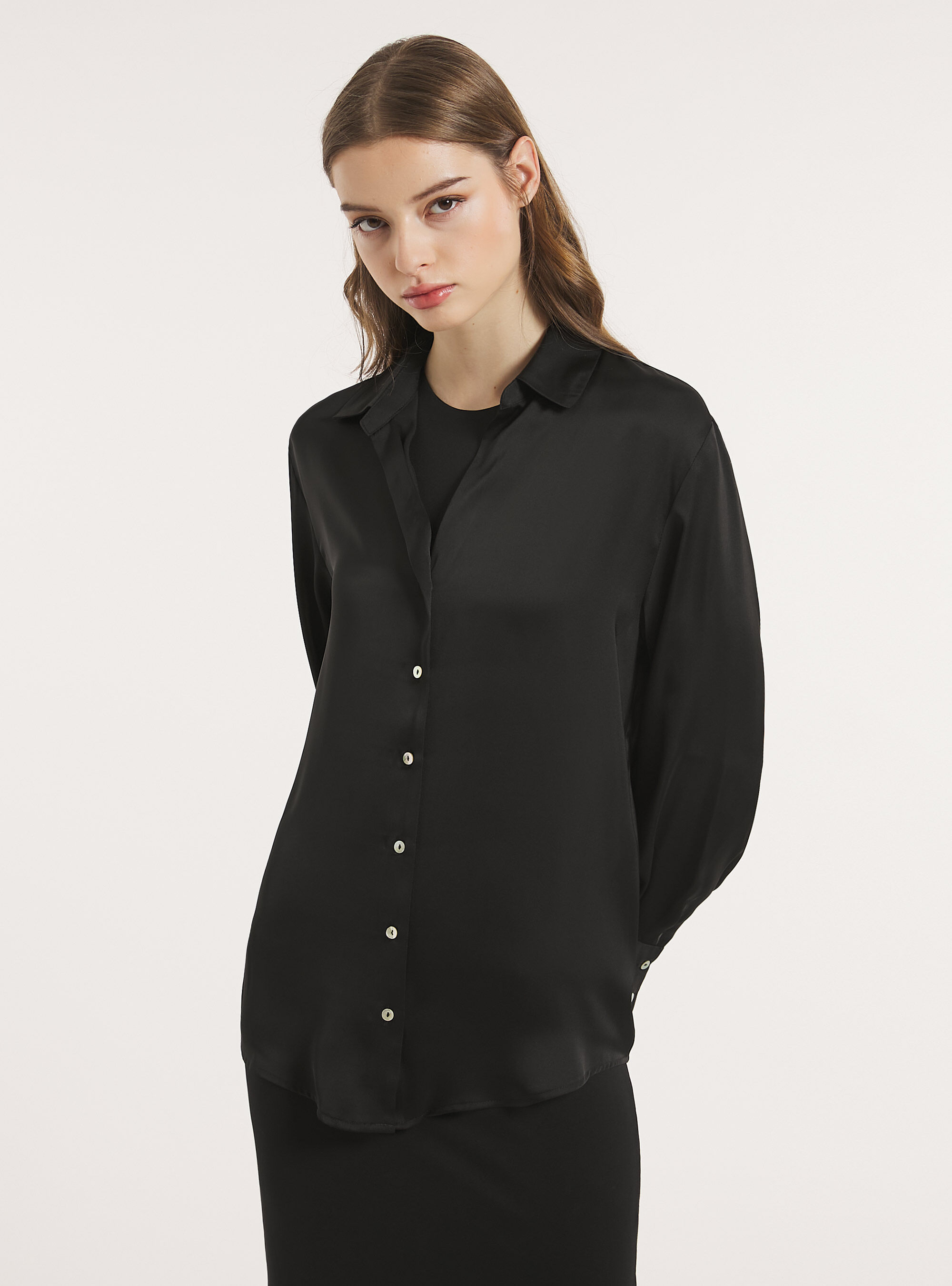 Camicia satin top