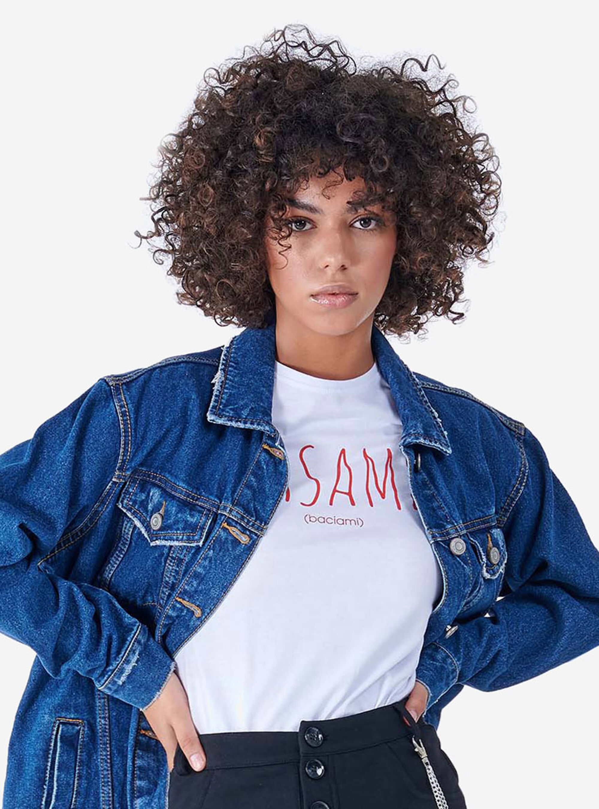 T-shirt con stampa, WHITE