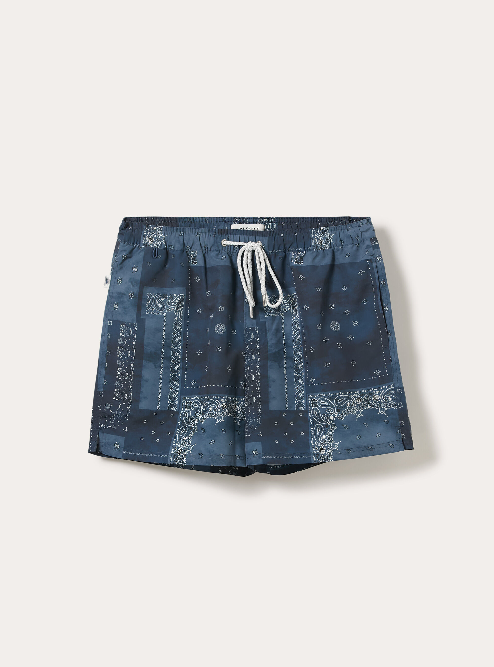 Costume con stampa bandana, NA1 NAVY DARK