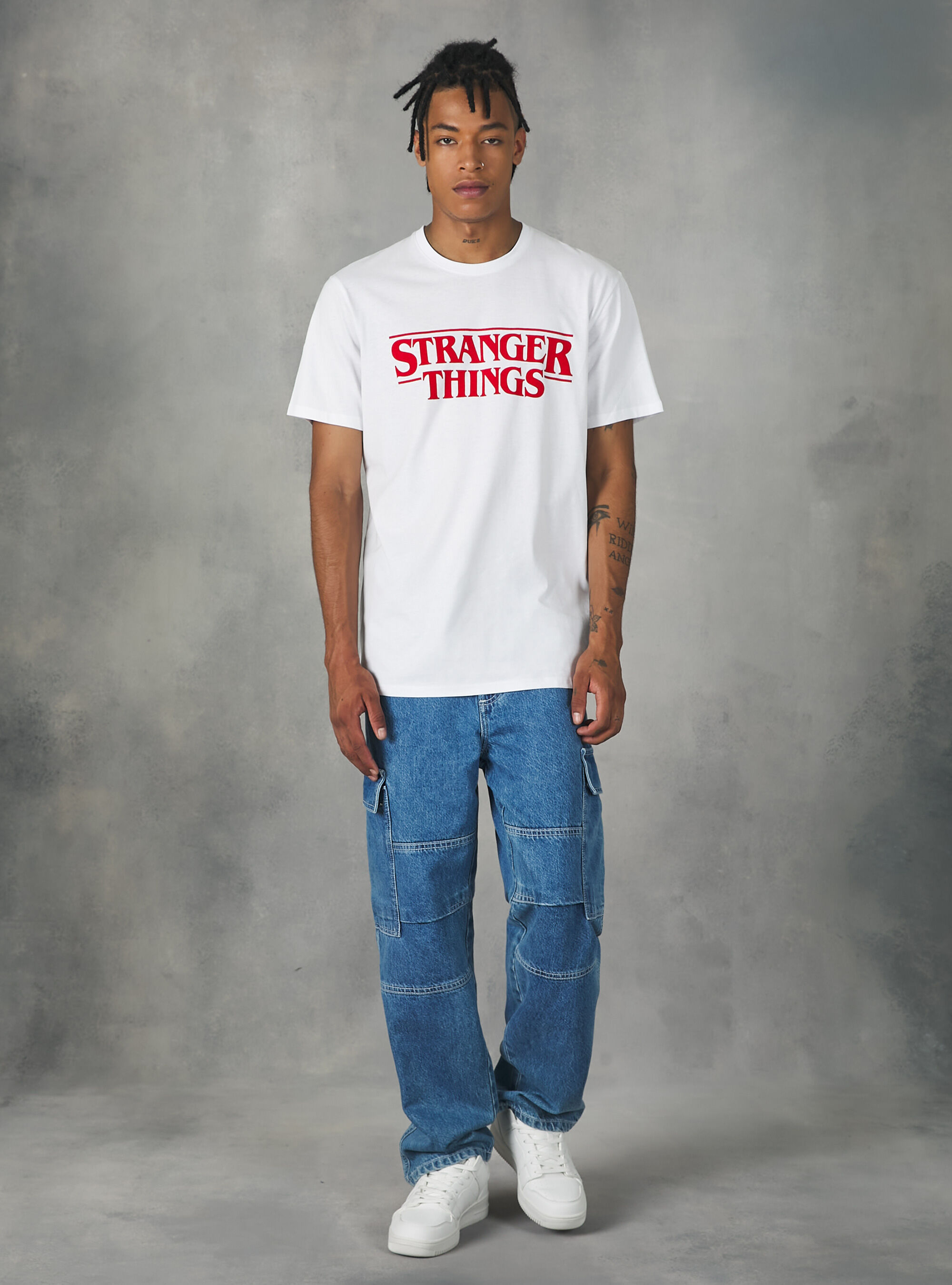 Stranger Things / Alcott T-shirt, WH3 WHITE