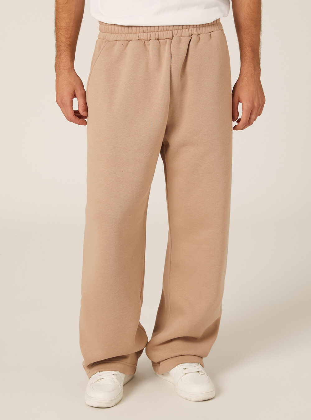 Loose fit fleece pants - Main Image