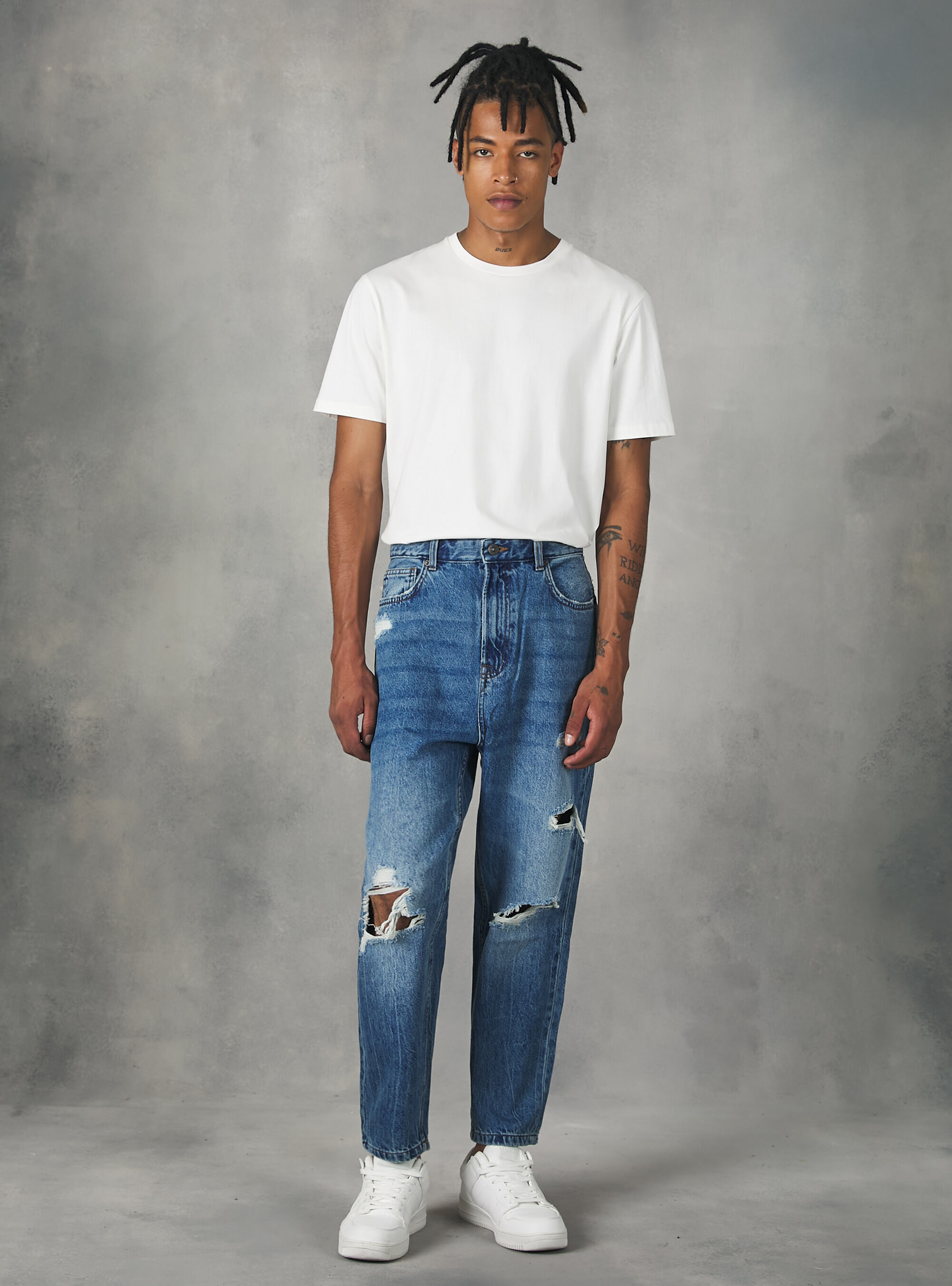 Jeans on sale loose uomo