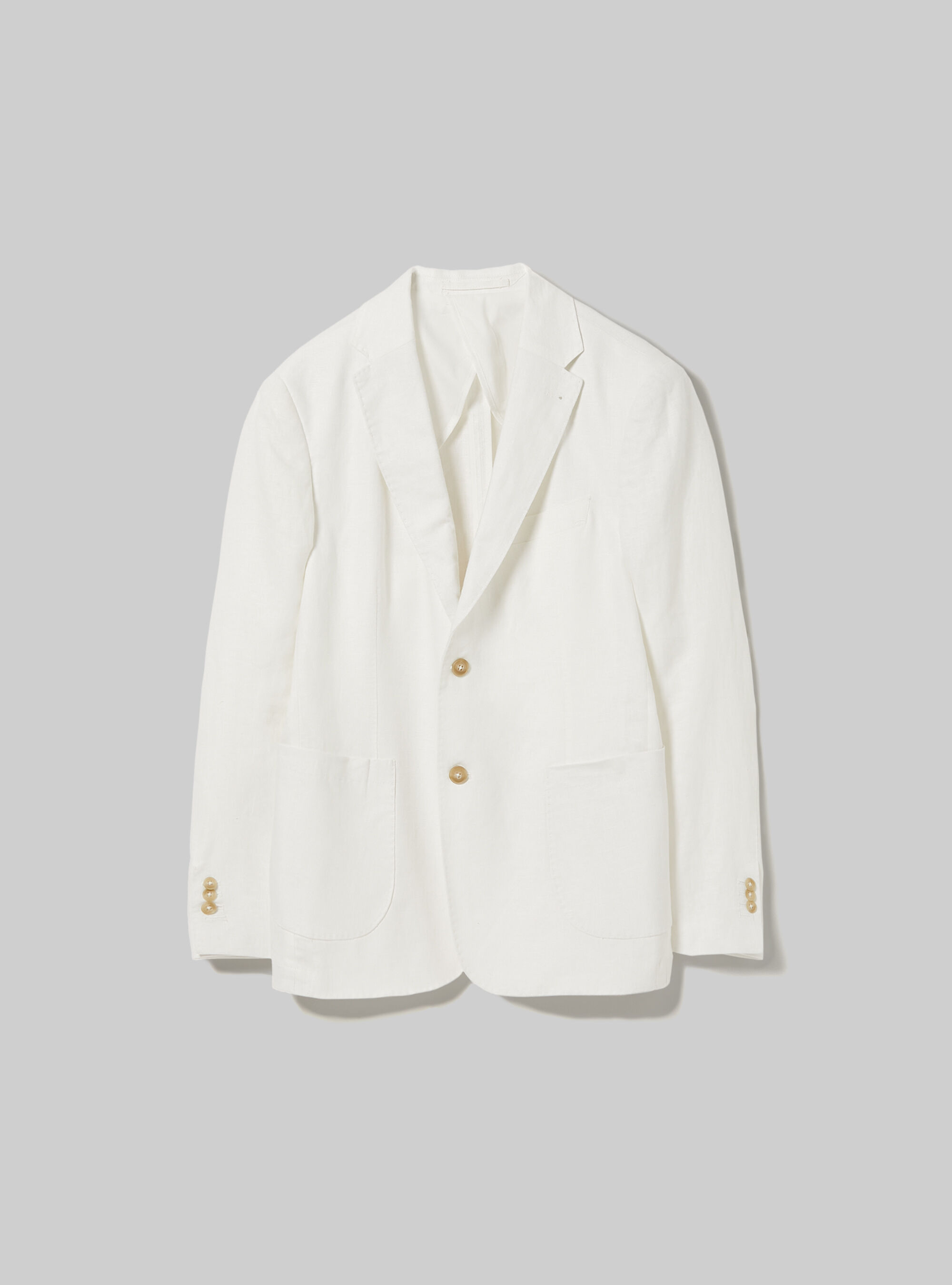 Giacca in puro lino, WH1 OFF WHITE