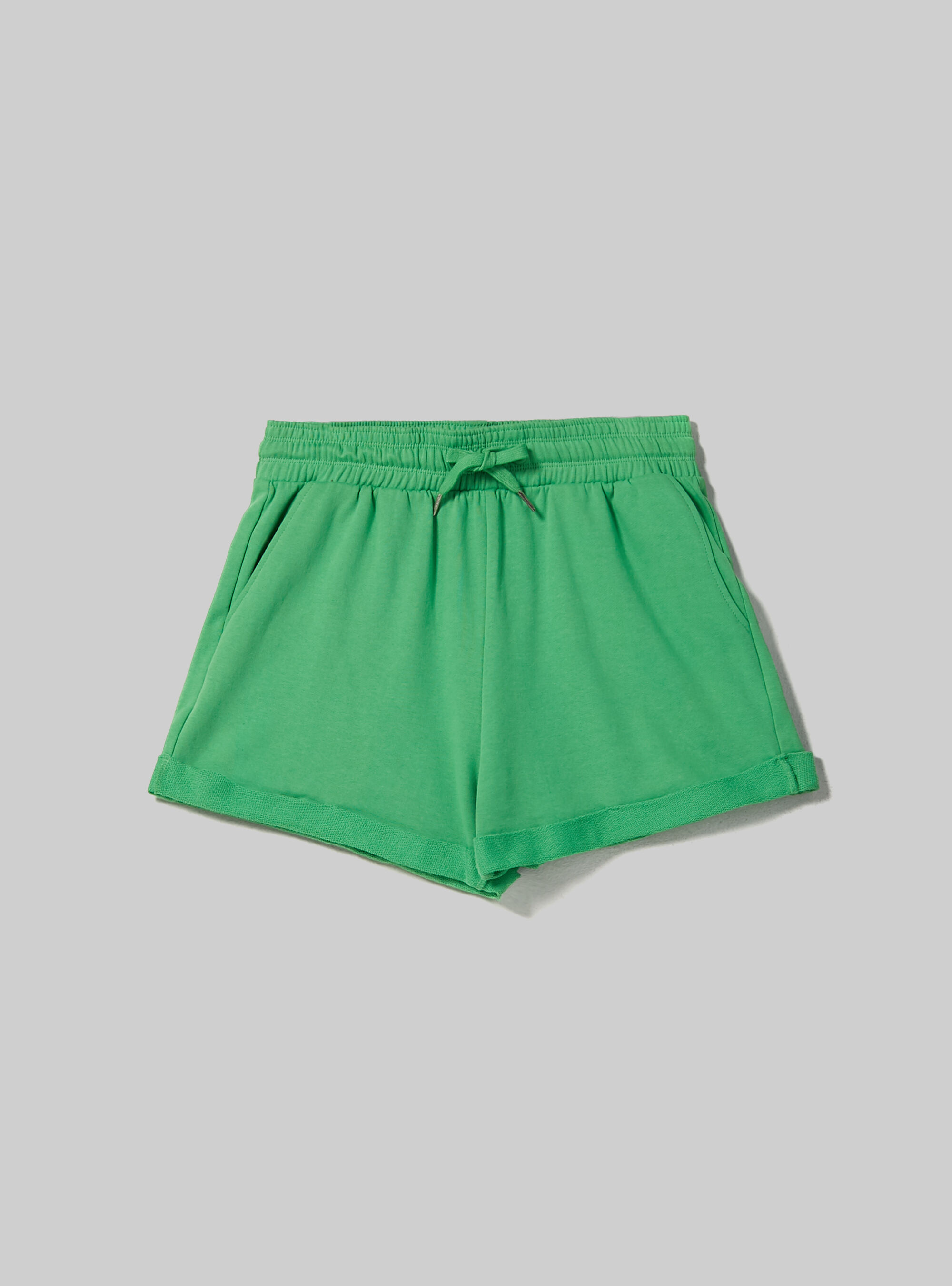 【INCHANT ME】Spring Roll Up Cotton Shorts Cotton shorts with roll up and drawstring