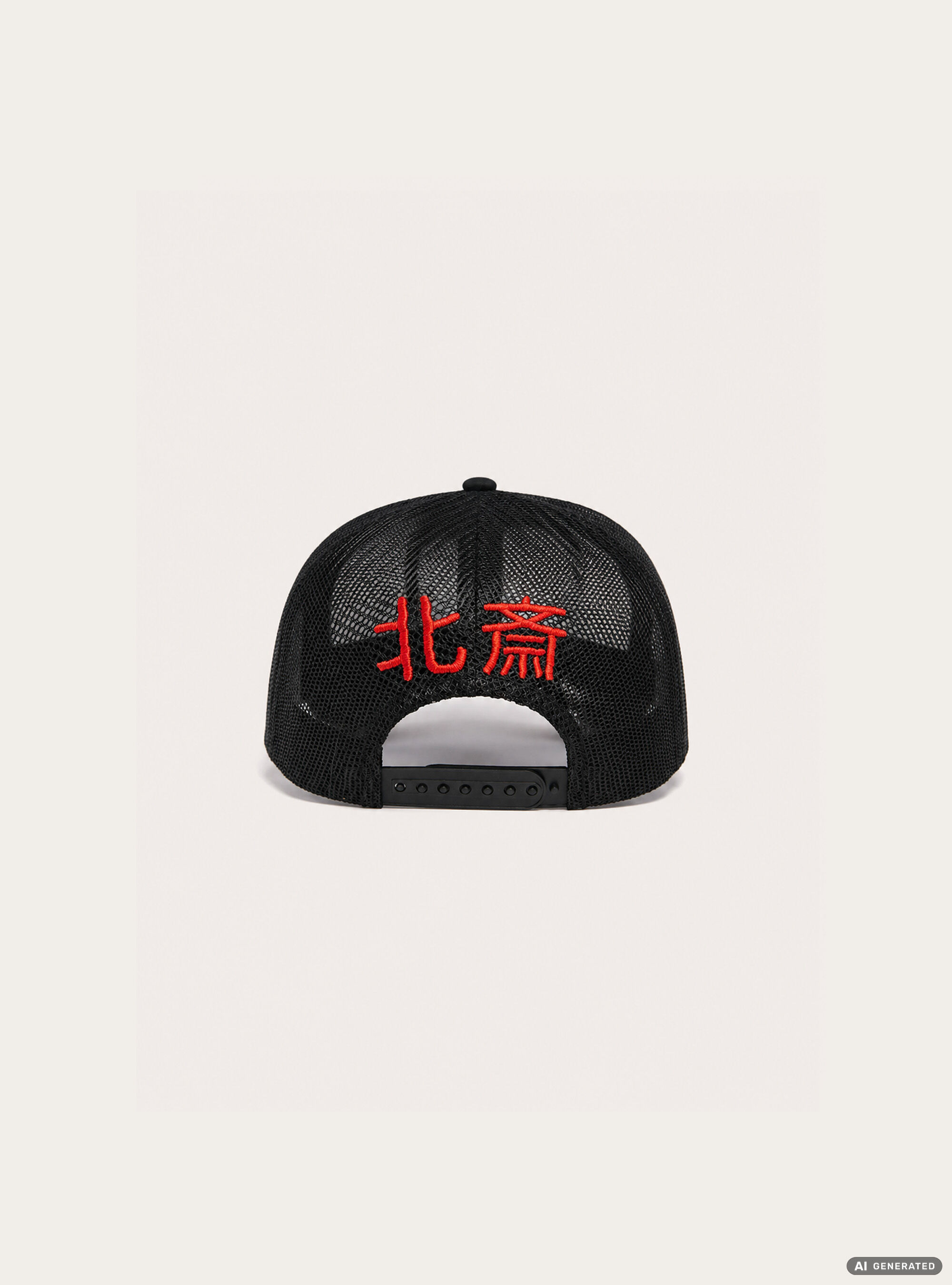 Cappello con patch hokusai
