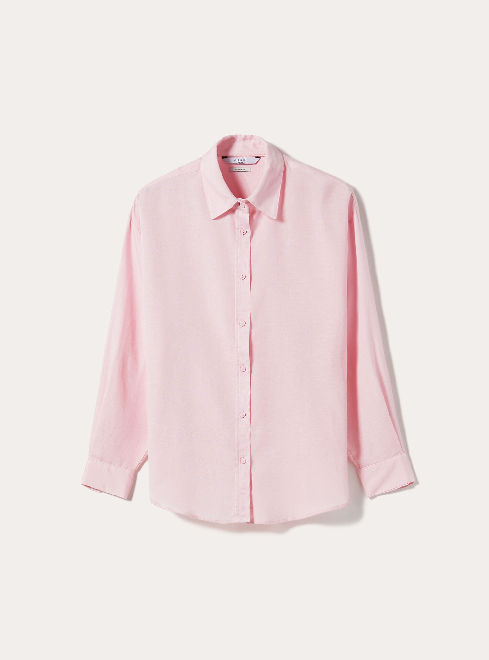 Chemise en lin coupe confort, PK2 PINK MEDIUM