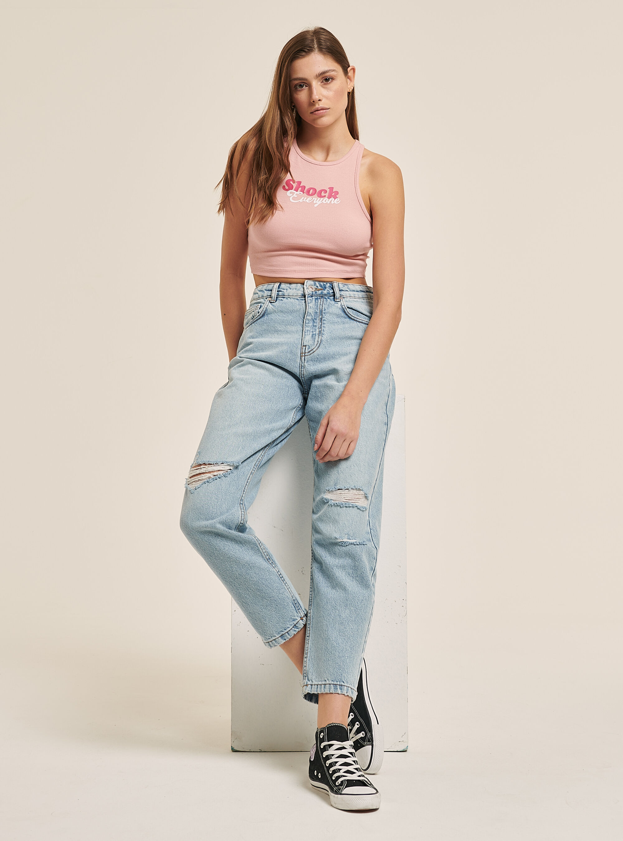 Cotton mom fit jeans | Alcott | Jeans Uomo