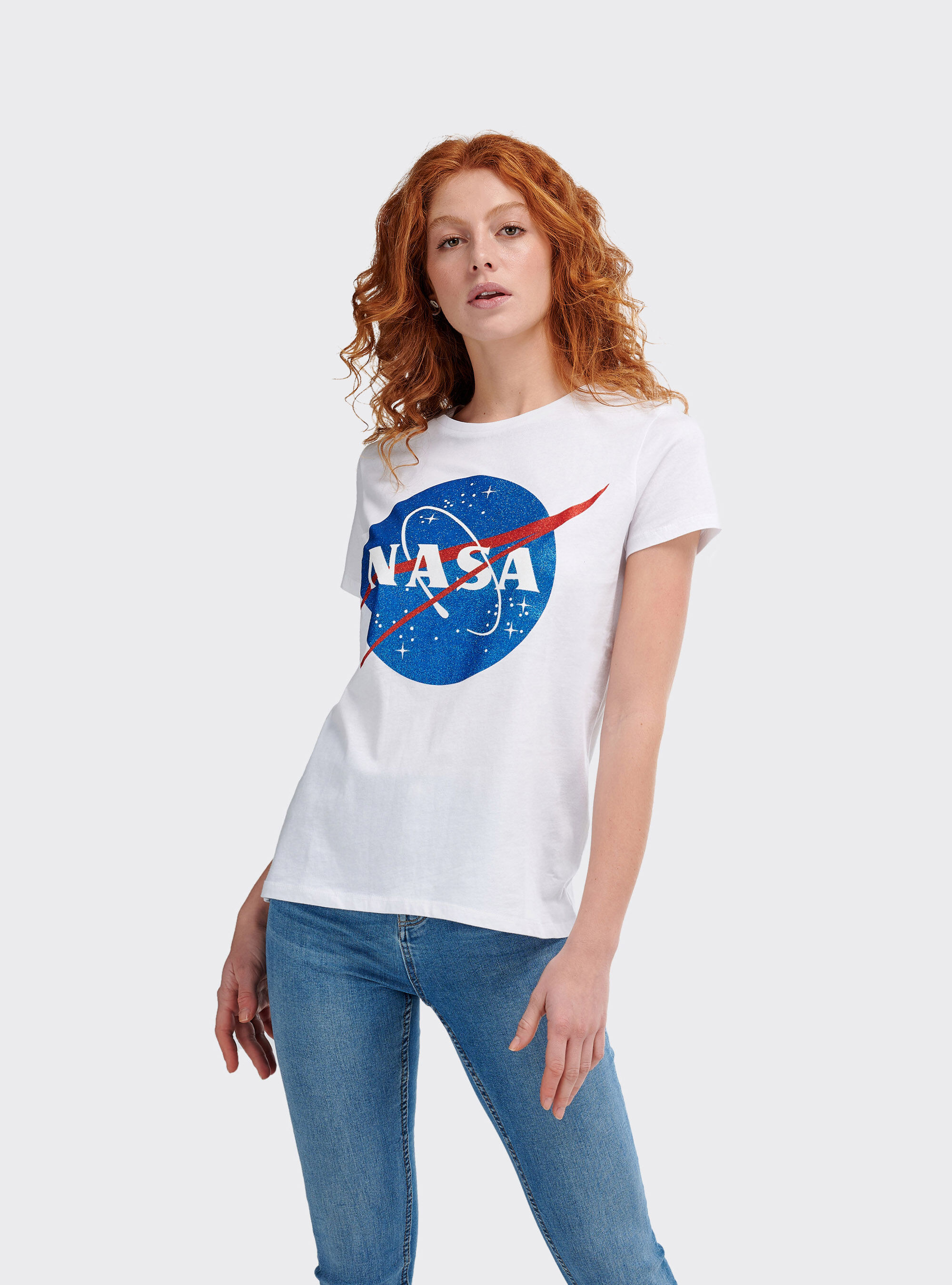 Maglietta nasa donna hot sale