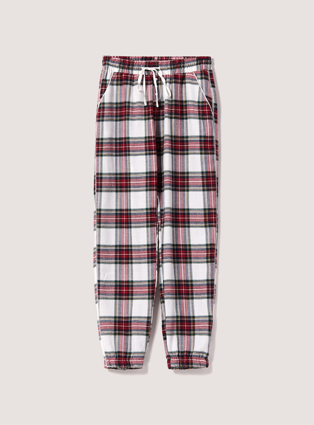 Hollister Co. JOGGER SINGLE - Pantaloni del pigiama - black plaid/nero Hollister Co. JOGGER SINGLE - Pantaloni del pigiama - black plaid/nero