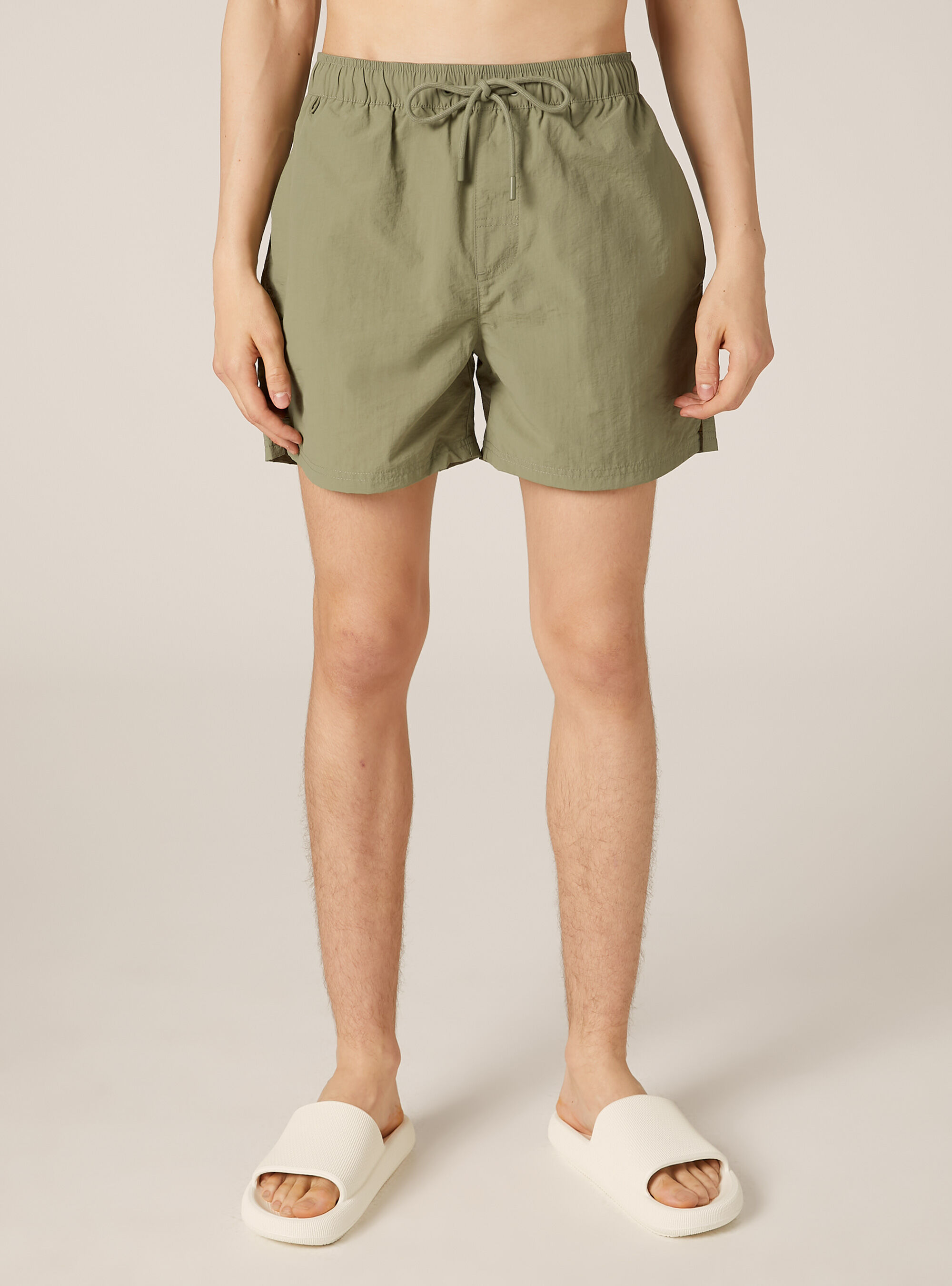 Banador de color liso con bolsillo trasero, KY3 KAKY LIGHT