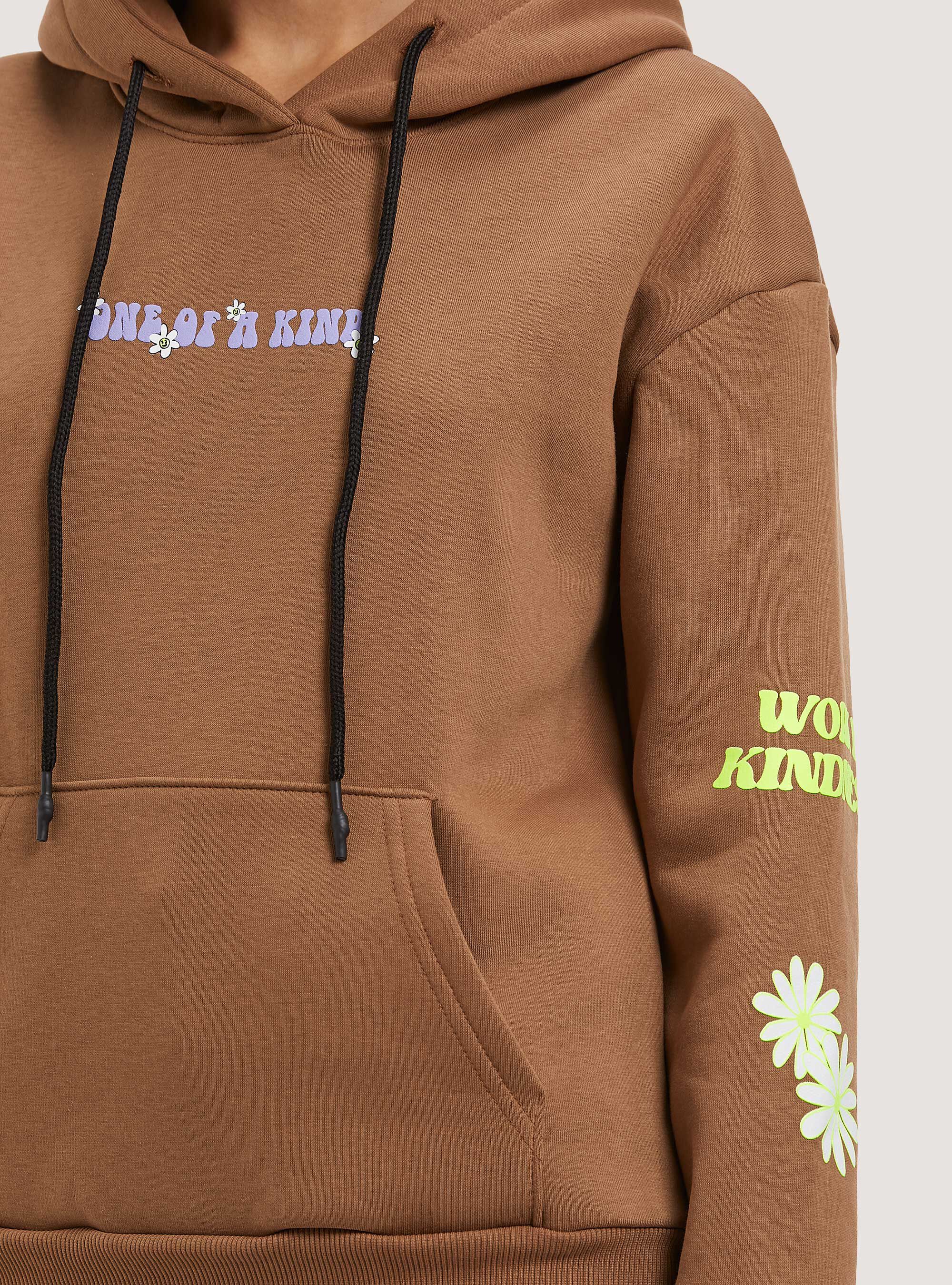 Sweatshirt with Smile Collection print, BG2 BEIGE MEDIUM