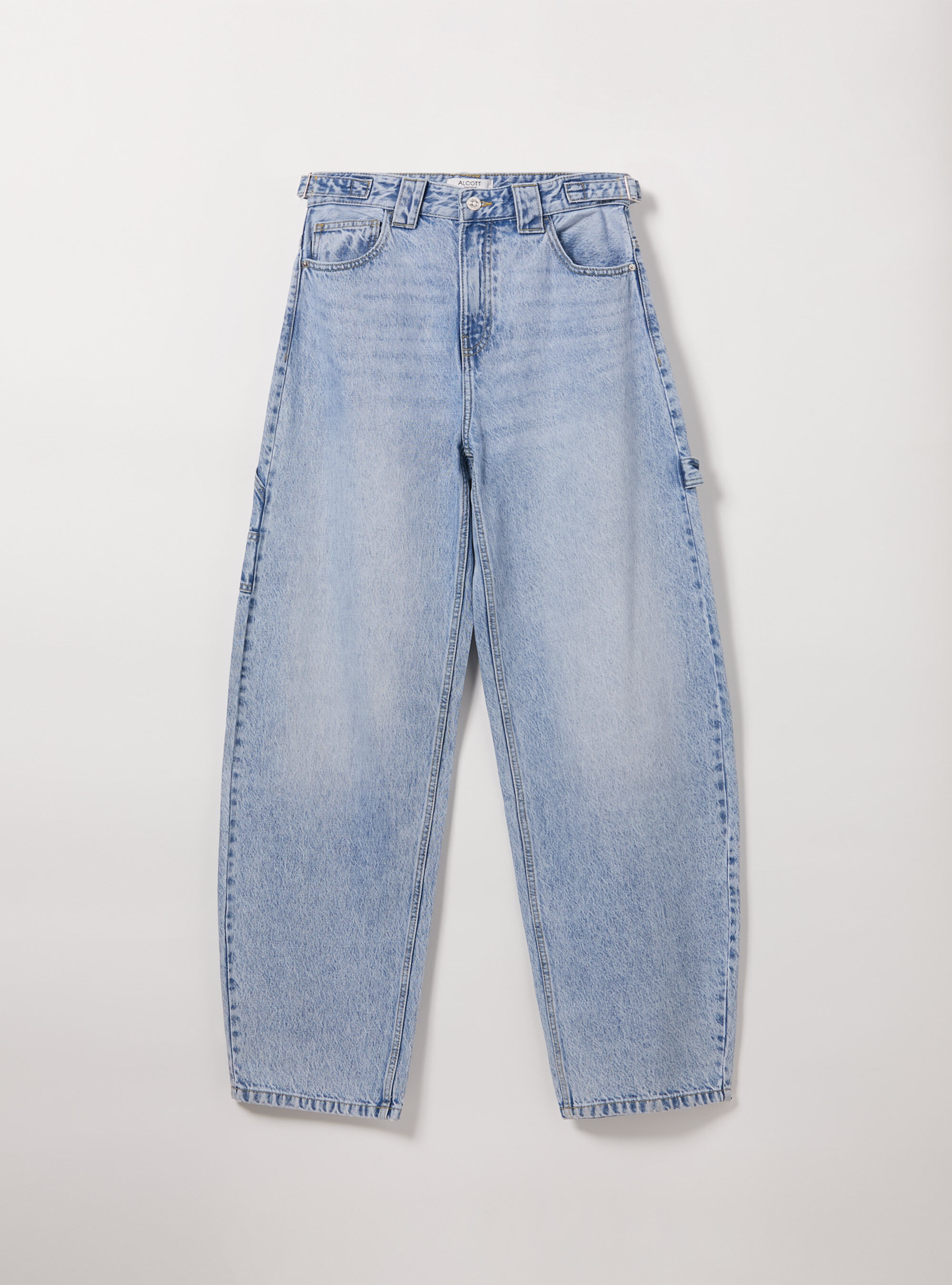 【U LAN】Fred Dirty Balloon Denim Pants Dirty Black Ballon Fit Jeans – Frenchee