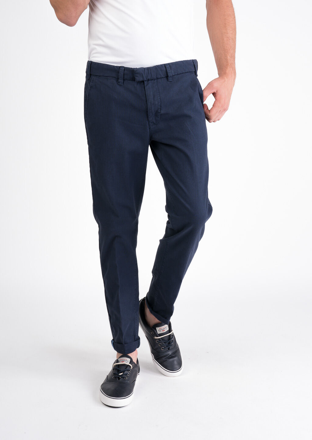 Dobby chino, C0210 BLUE