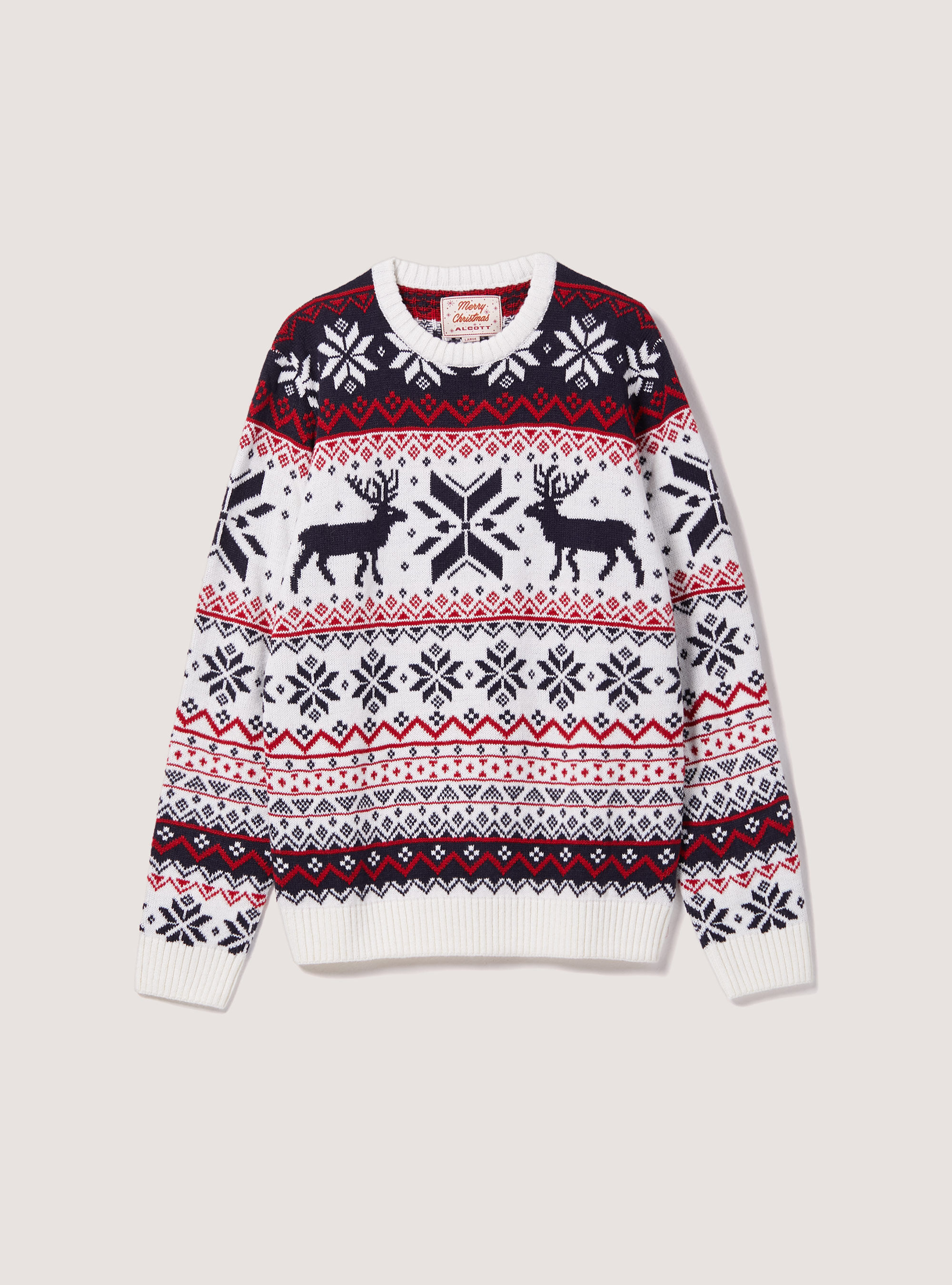 Jersey de la colecci&oacute;n familiar de Navidad, WH1 OFF WHITE