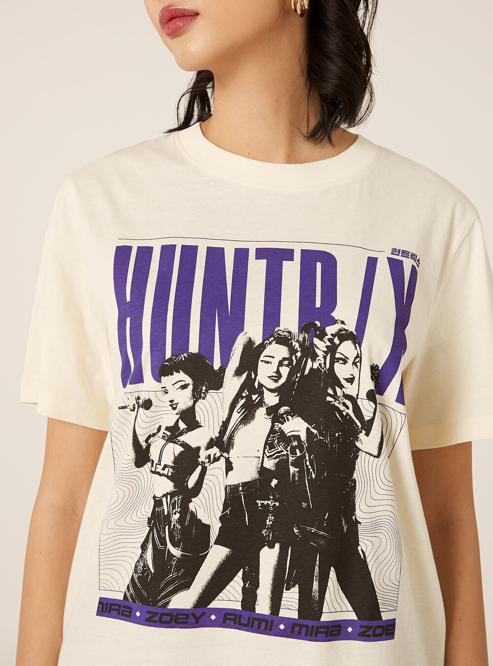 KPop Demon Hunters T-Shirt / Alcott, CR3 CREAM LIGHT