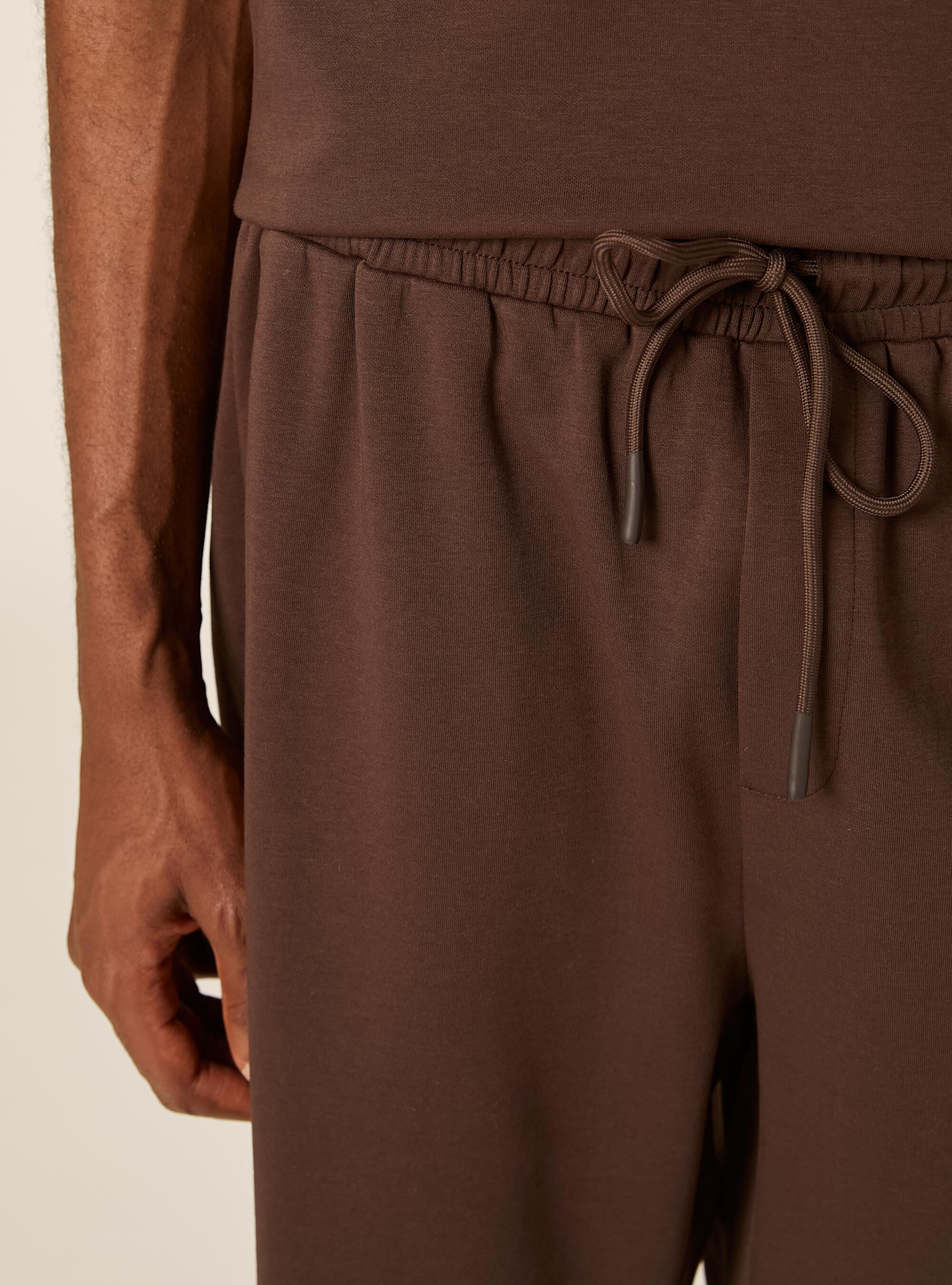 AIRes jersey Bermuda shorts, BR1 BROWN DARK