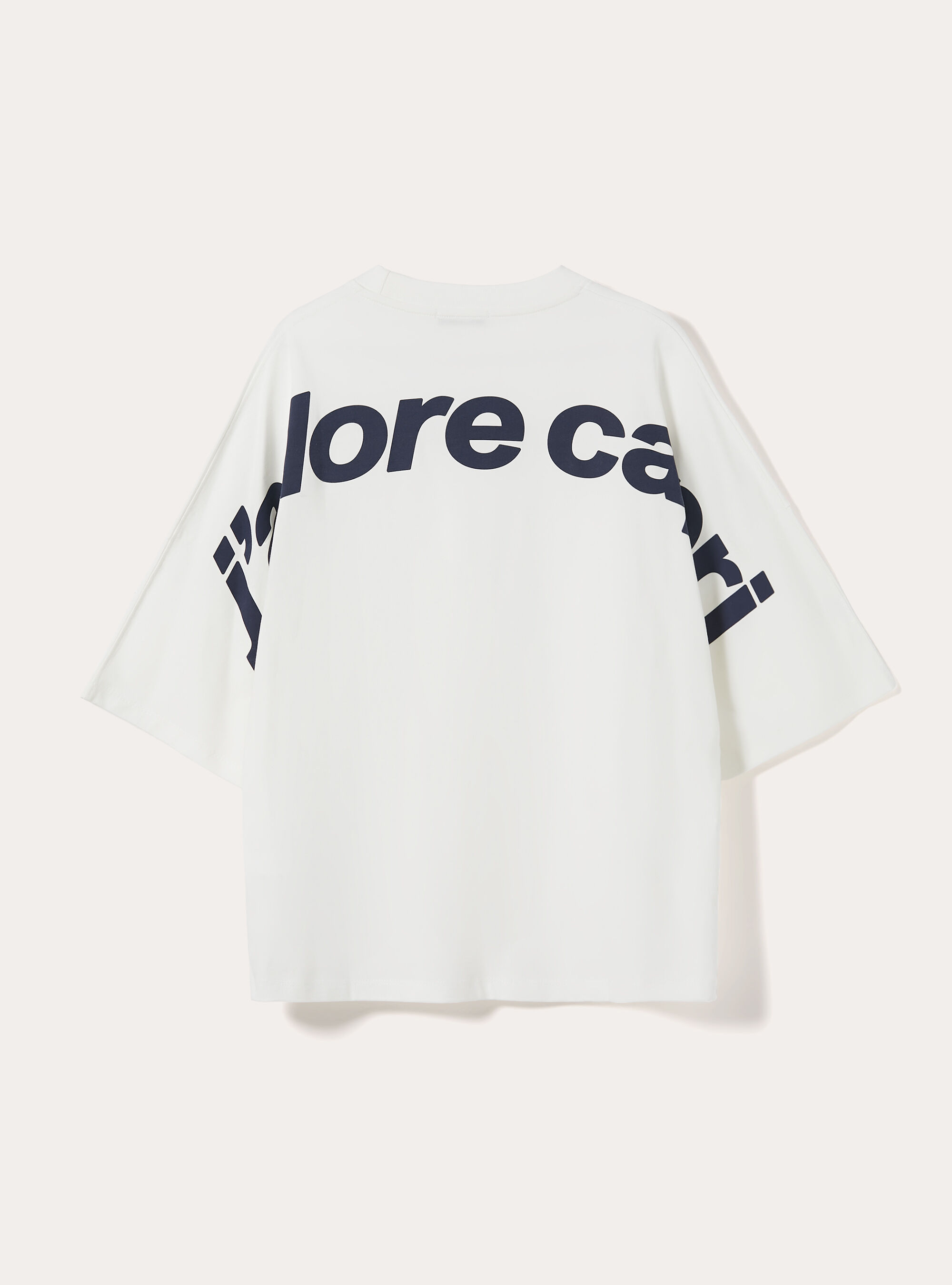 T- shirt base boxy con stampa capri, WH1 OFF WHITE