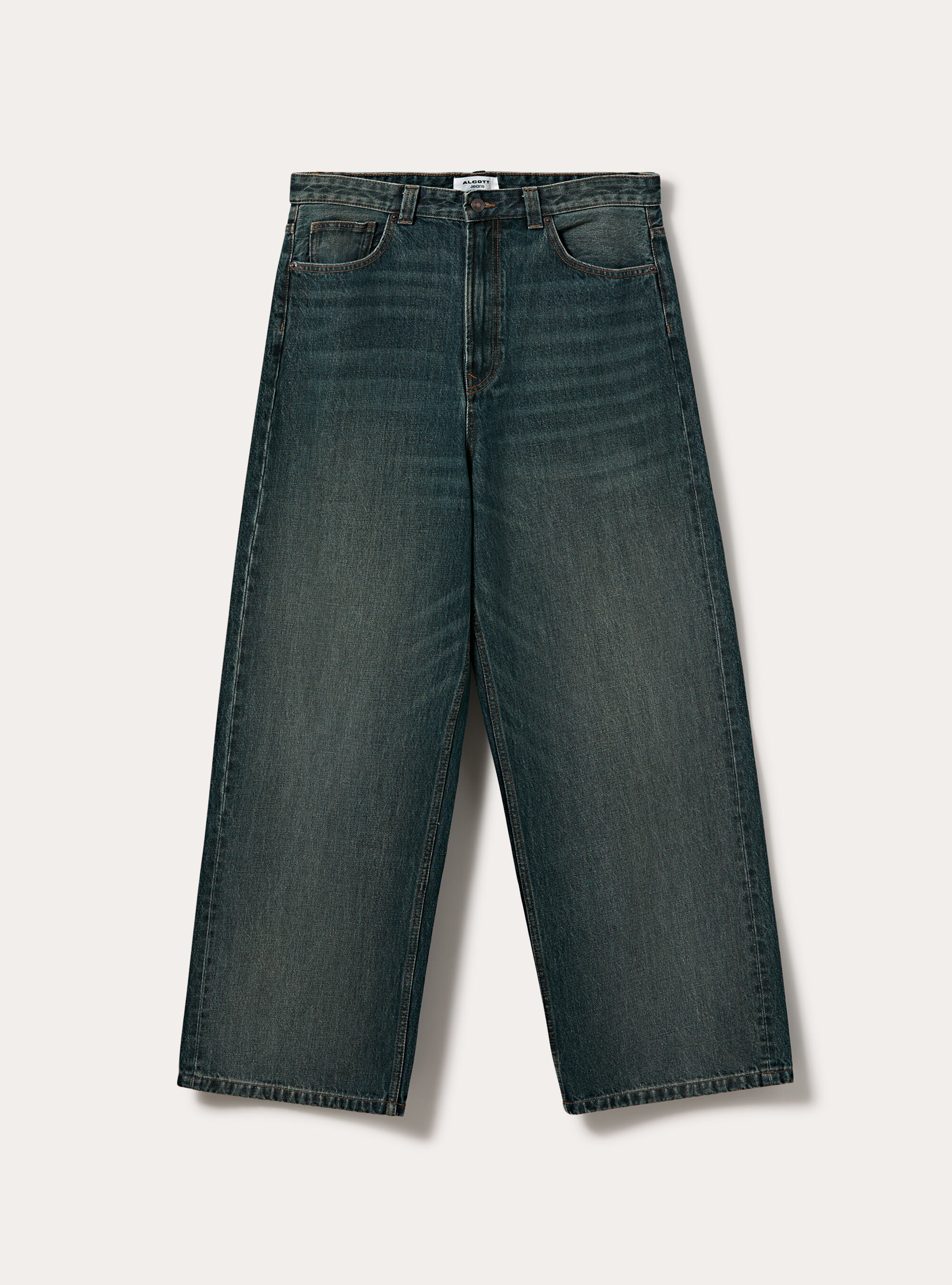 Jeans super baggy, D100 BLUE DARK OVERDYE