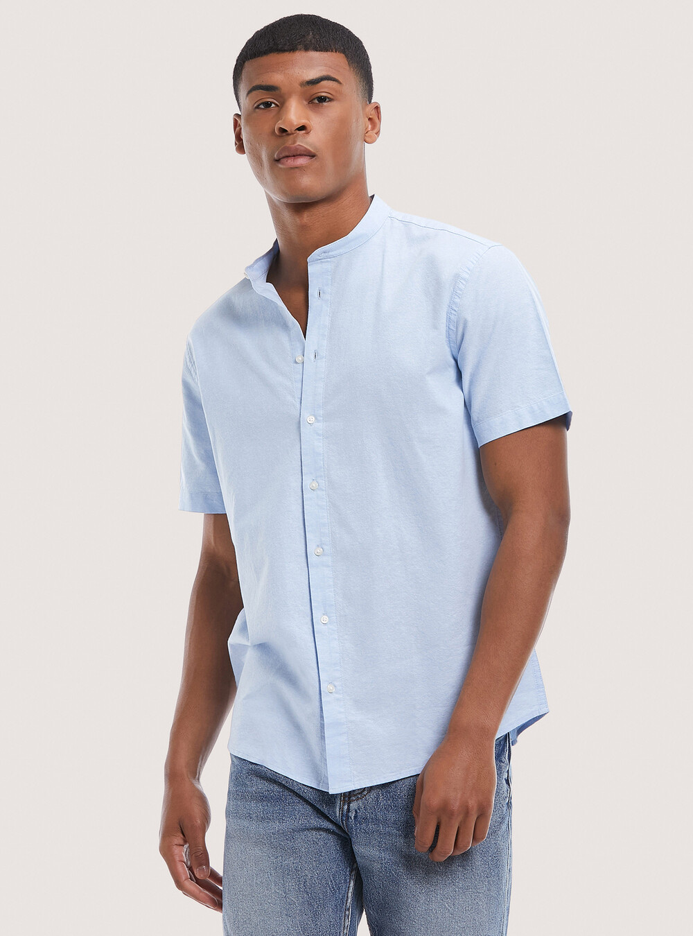 Korean Collar Shirt Collo Coreano Korean Collar Camicia Collo