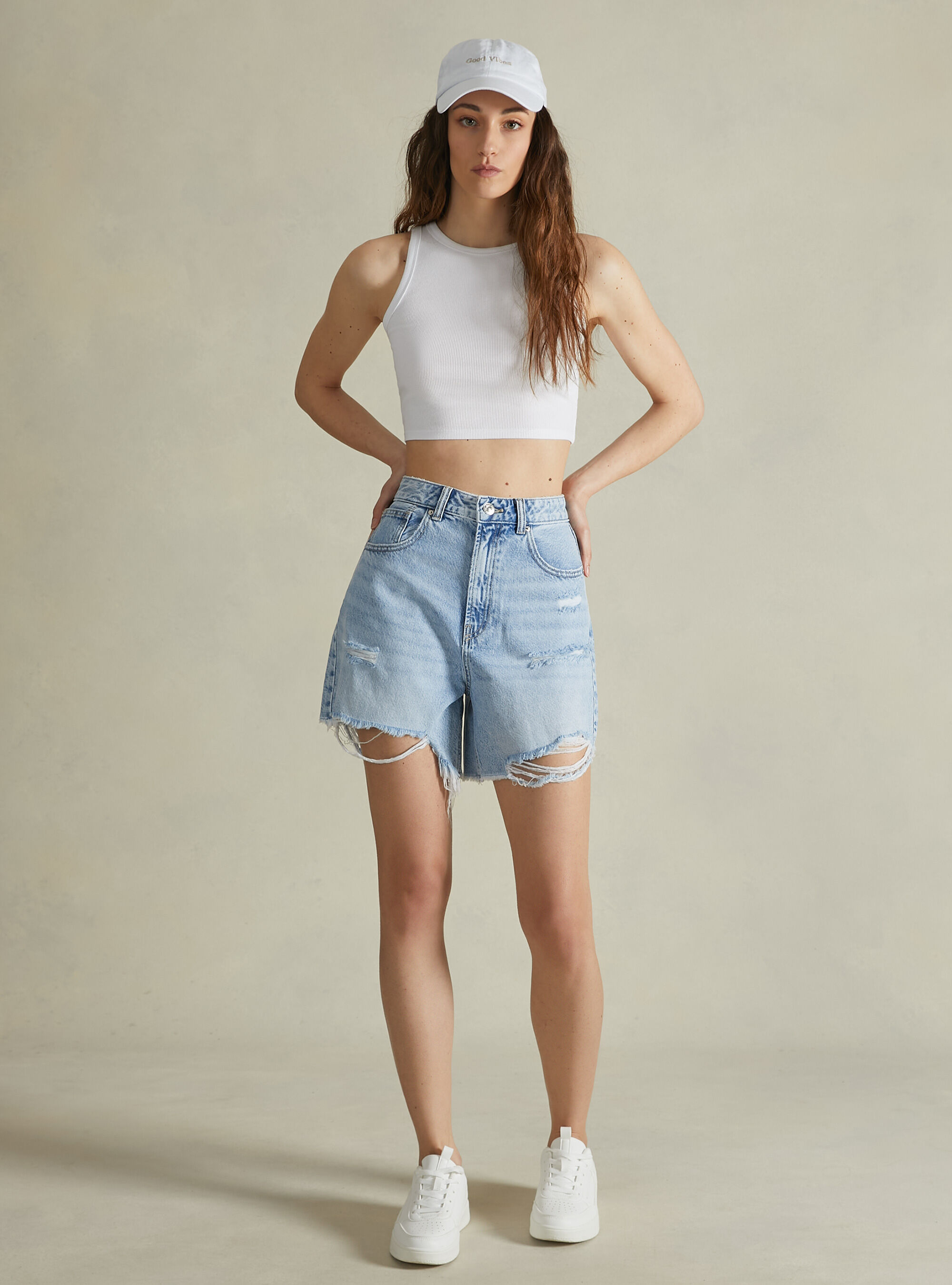Regular Fit Bermuda Shorts, D006 AZURE
