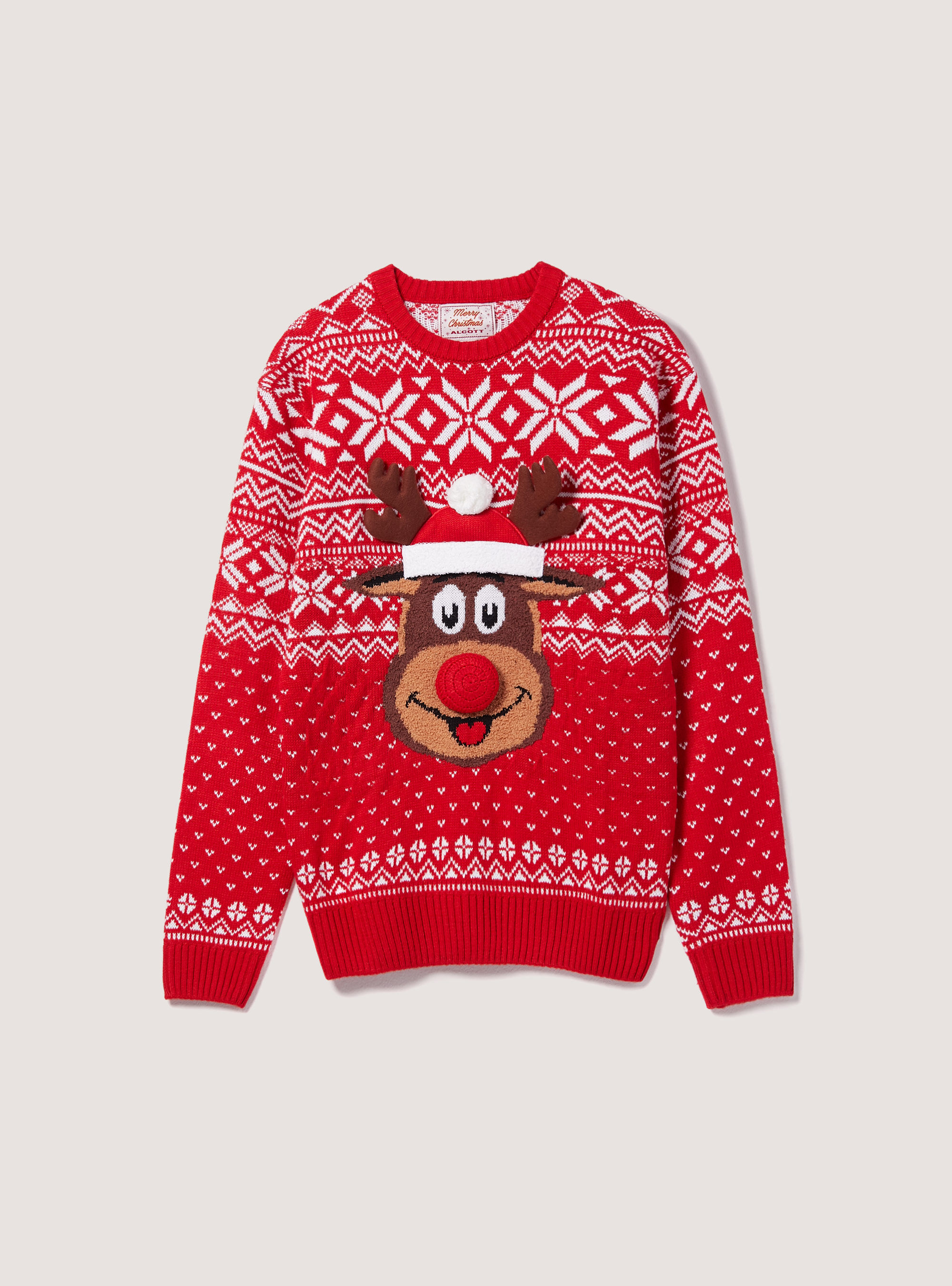 Jersey de la Colecci&oacute;n Familiar de Navidad, RD1 RED DARK