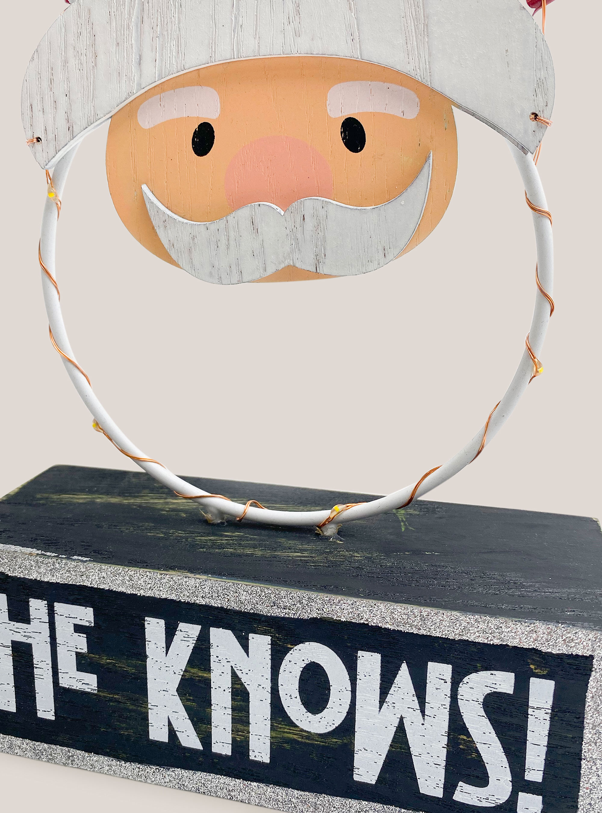 Quadro led babbo natale, &Uacute;NICO