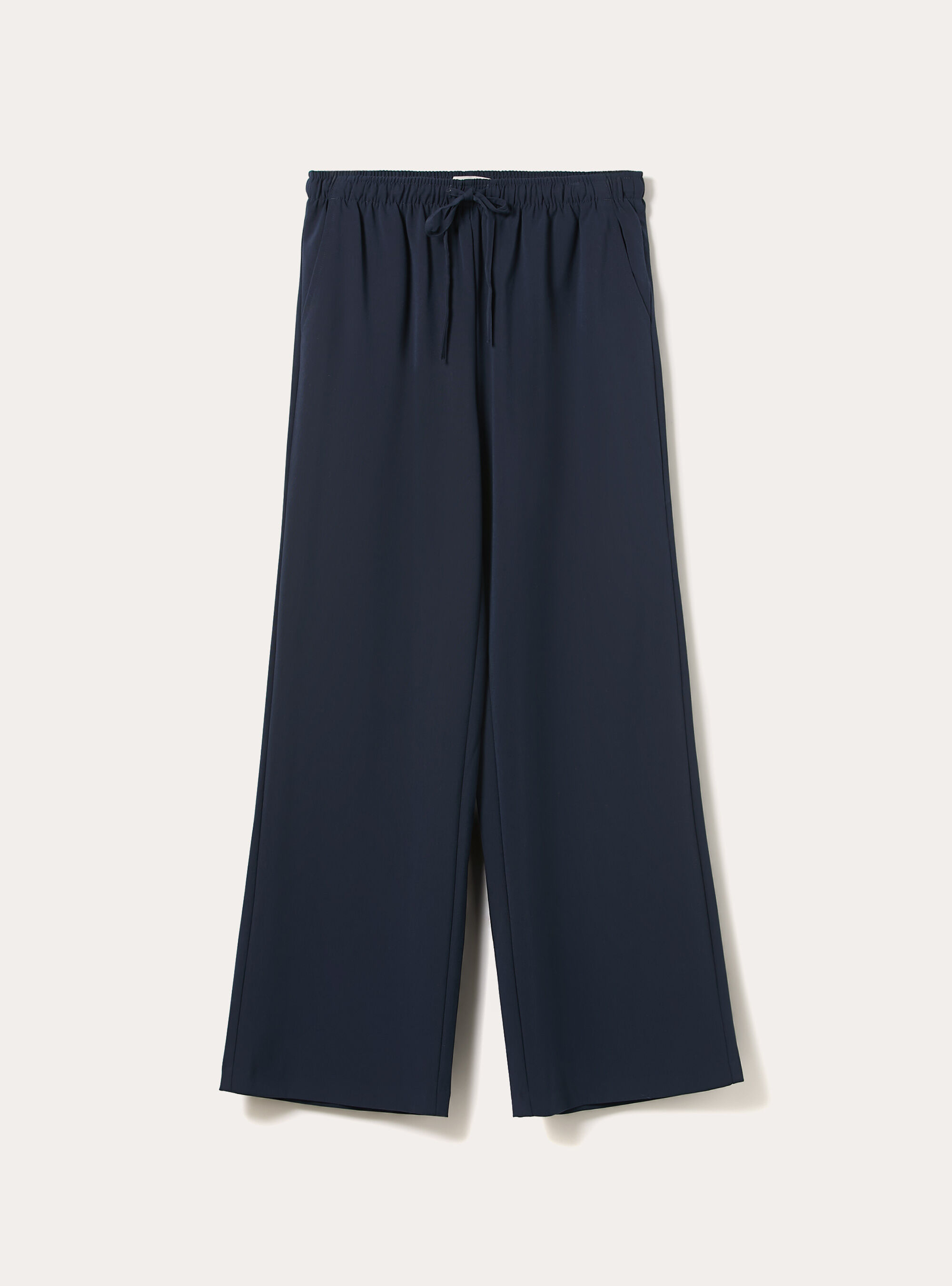 Pantaloni a gamba larga con coulisse, NA2 NAVY MEDIUM