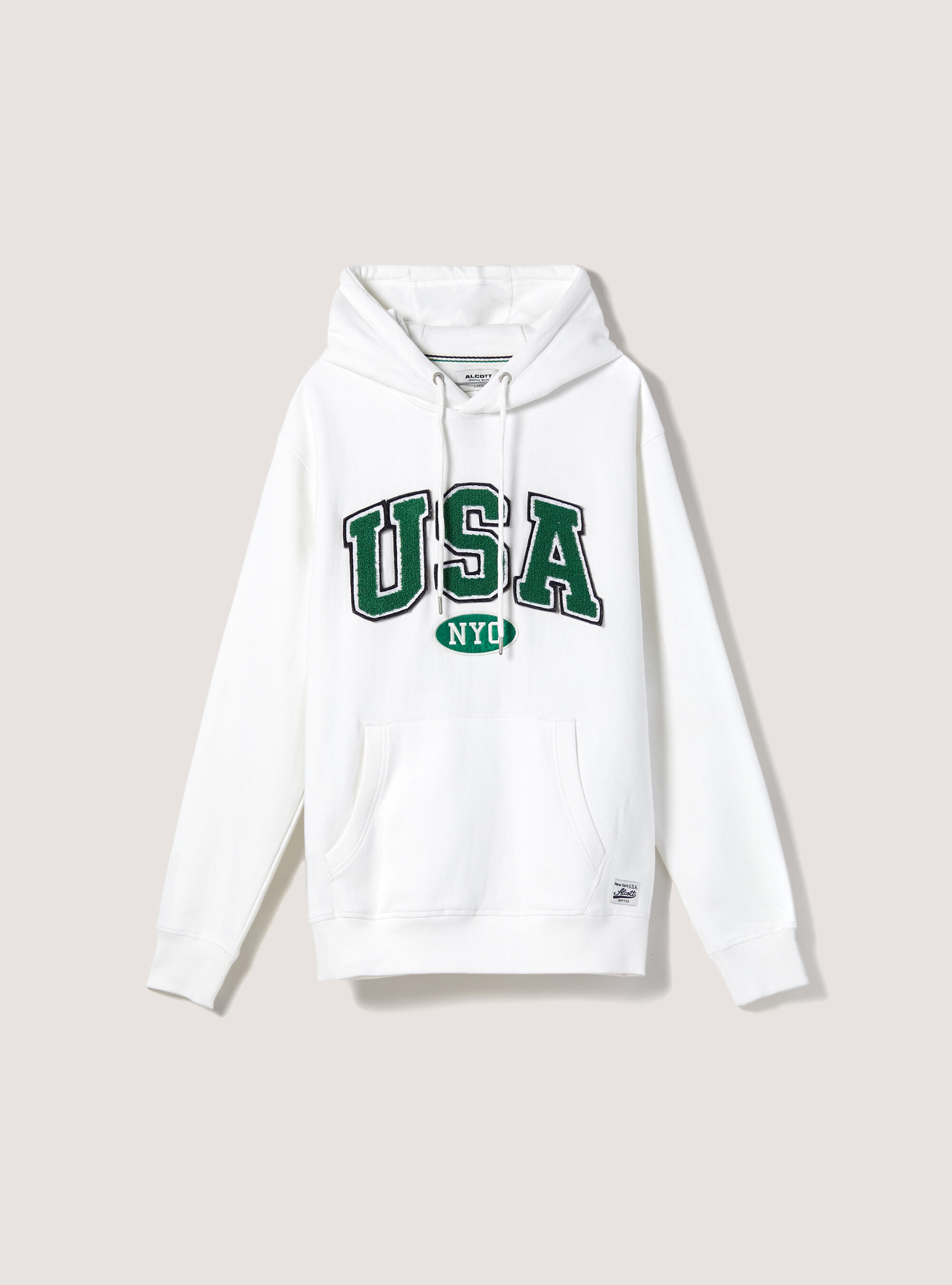 Sweatshirt with patch and hood Alcott Sweatshirts Uomo