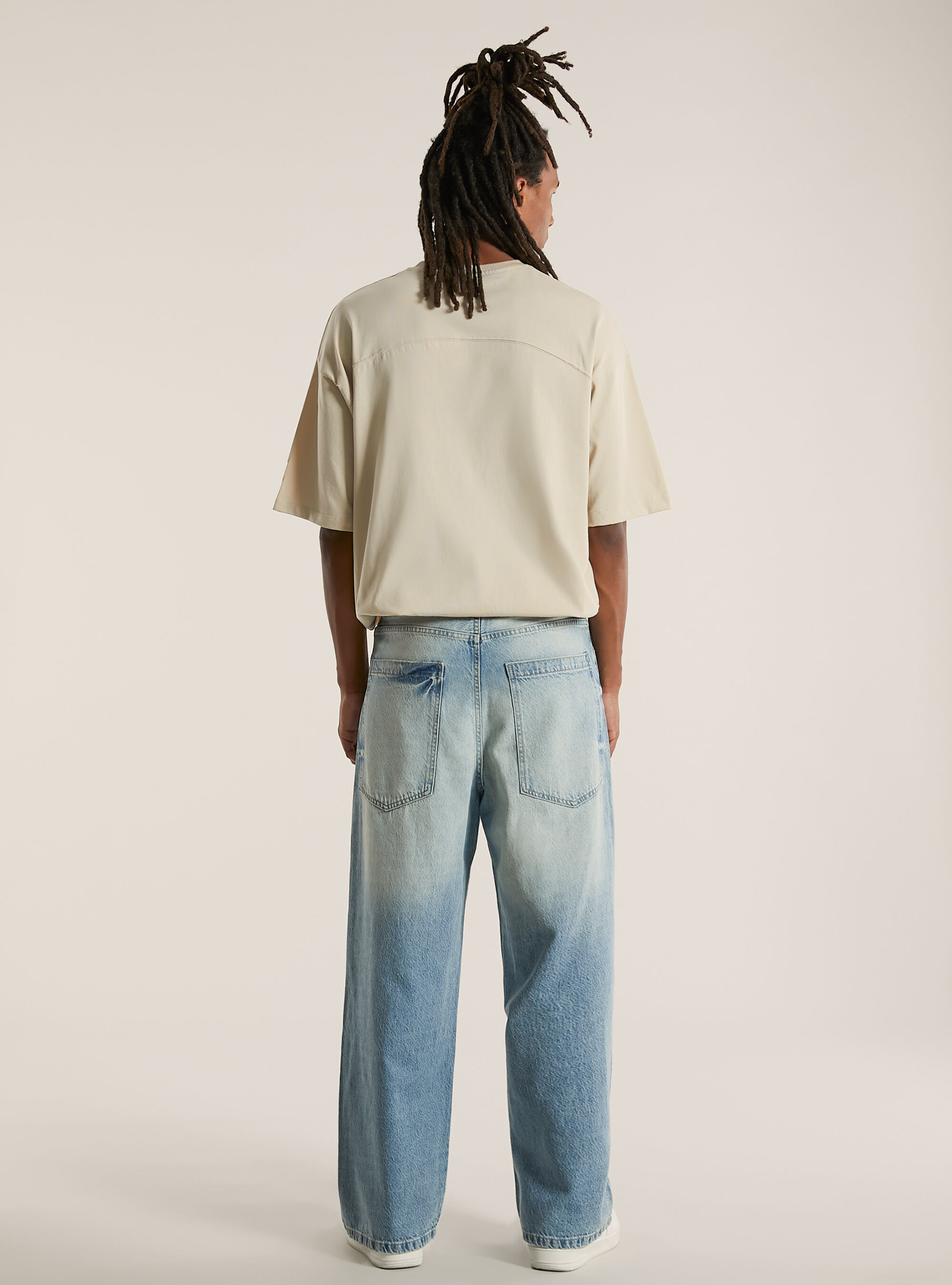 Jean super baggy, D007 LIGHT AZURE