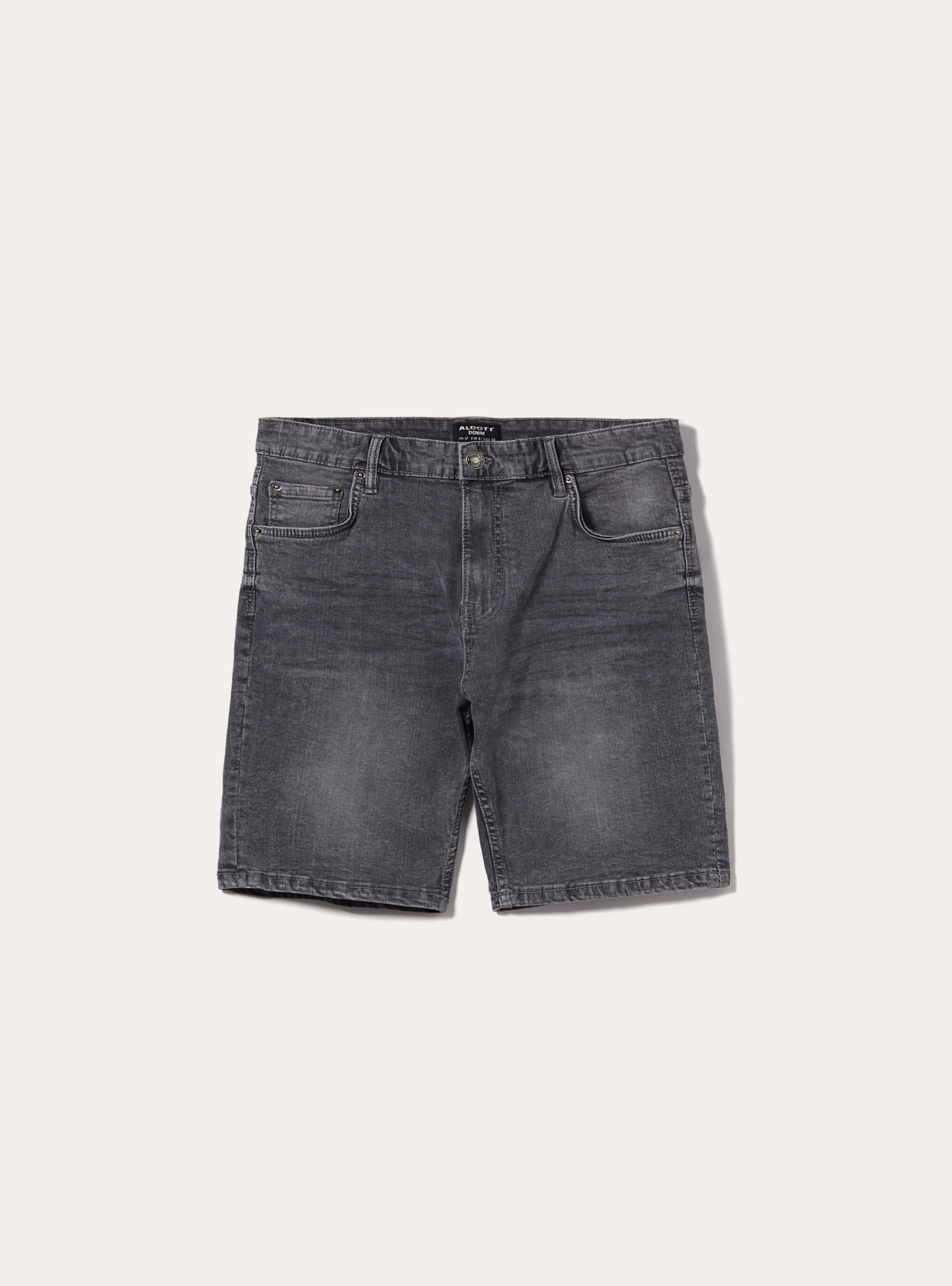 Bermuda Carrot en denim stretch, D00G GREY