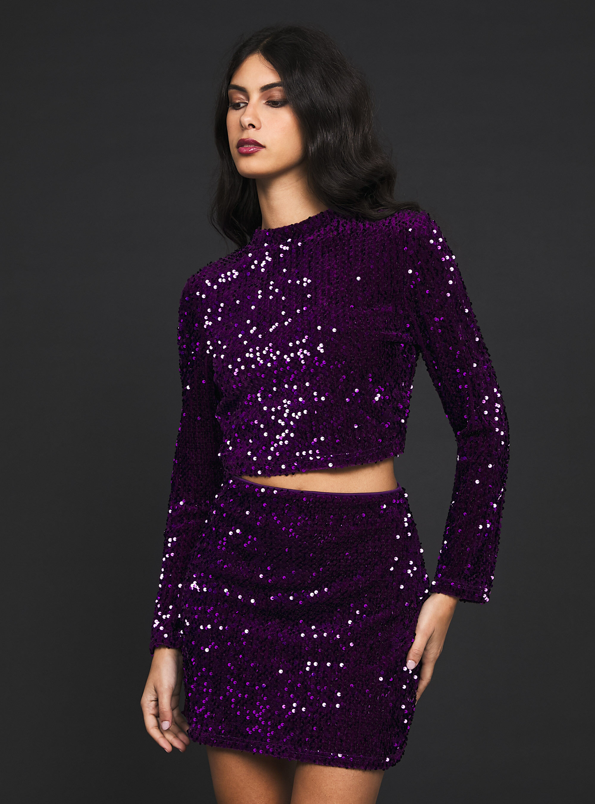 Top con maniche clearance lunghe