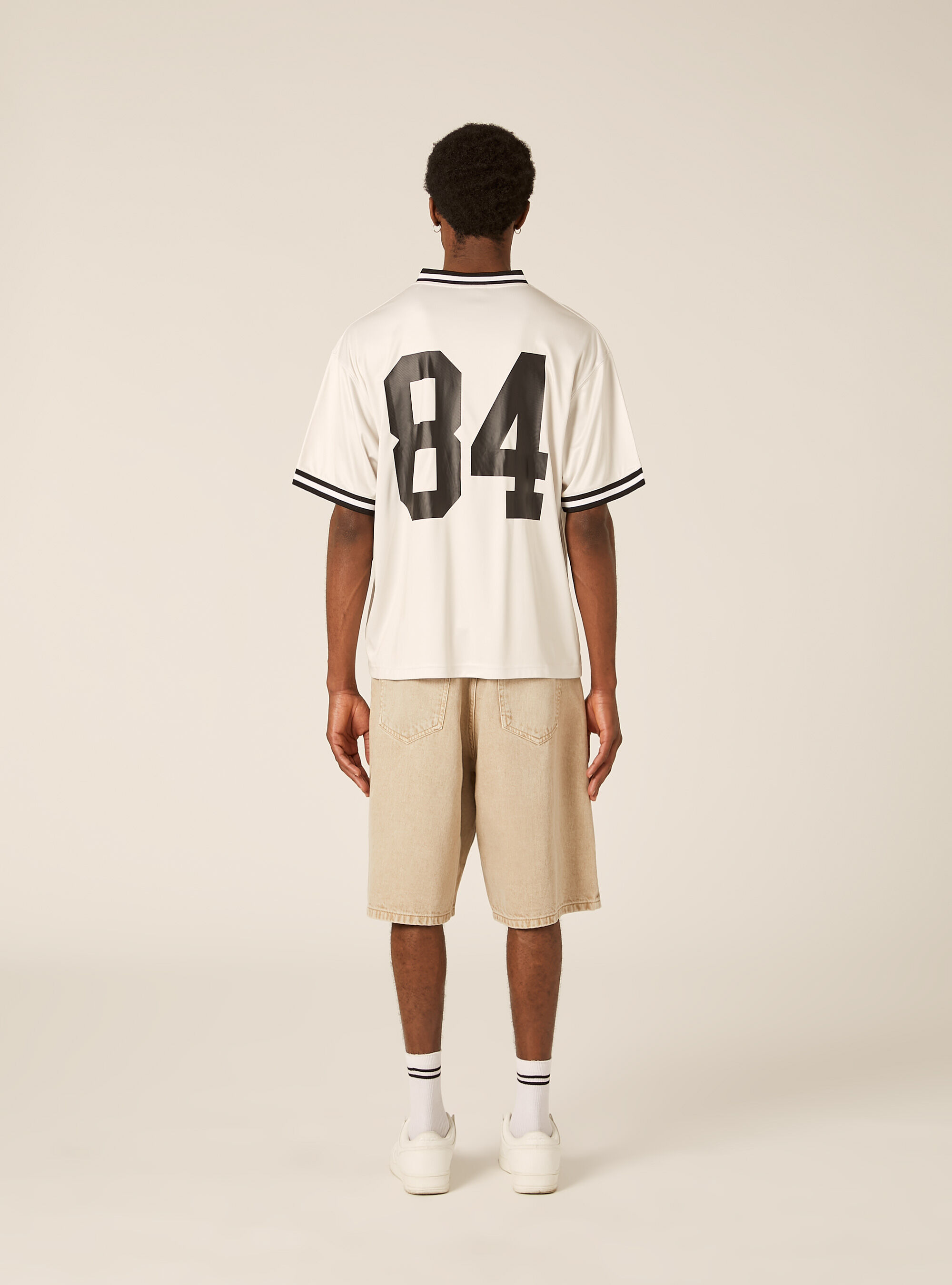 Maillot de Foot Blokecore en Tissu Technique L&eacute;ger, WH2 WHITE