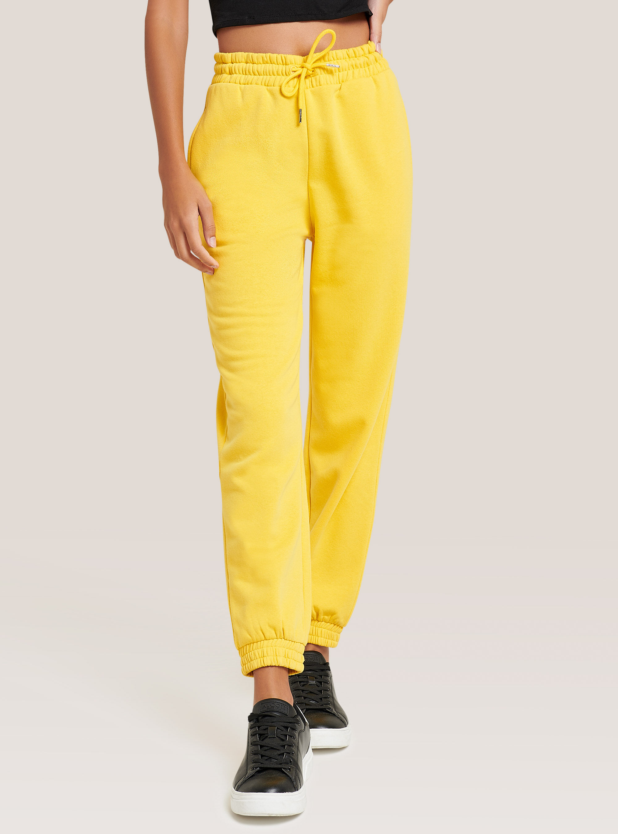 Pantaloni in felpa con fondo elastico